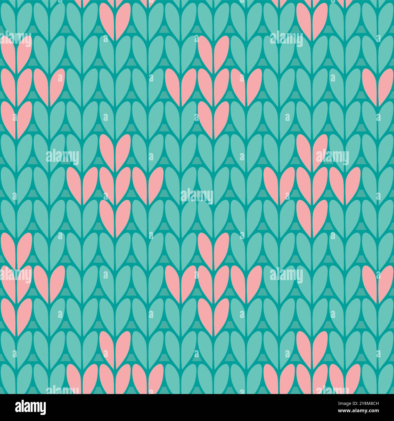 Seamless knitting pattern colorful Stock Vector Images - Alamy