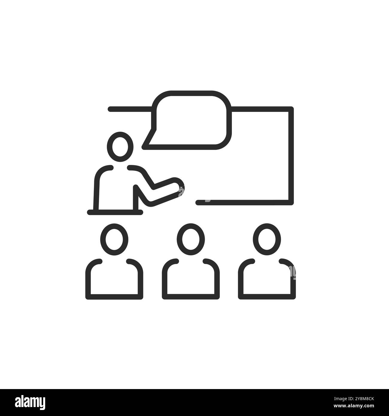 Presentation Icon Stock Vector
