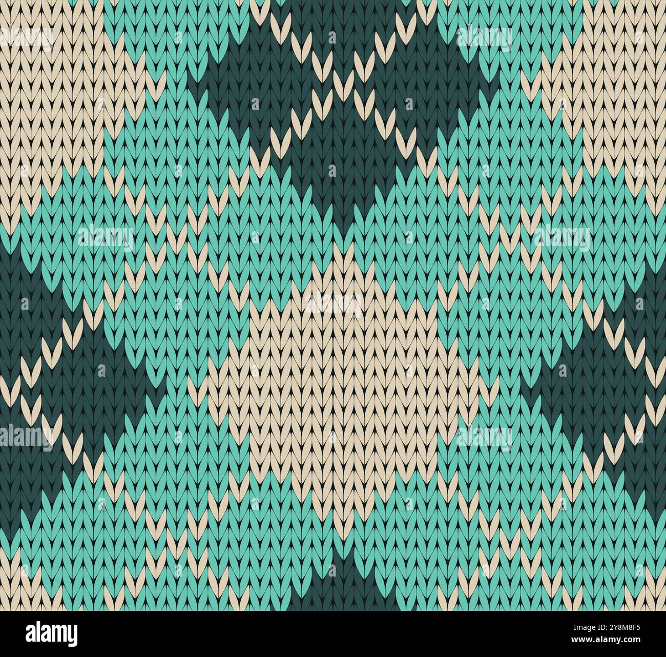 seamless-knit-textures Stock Vector