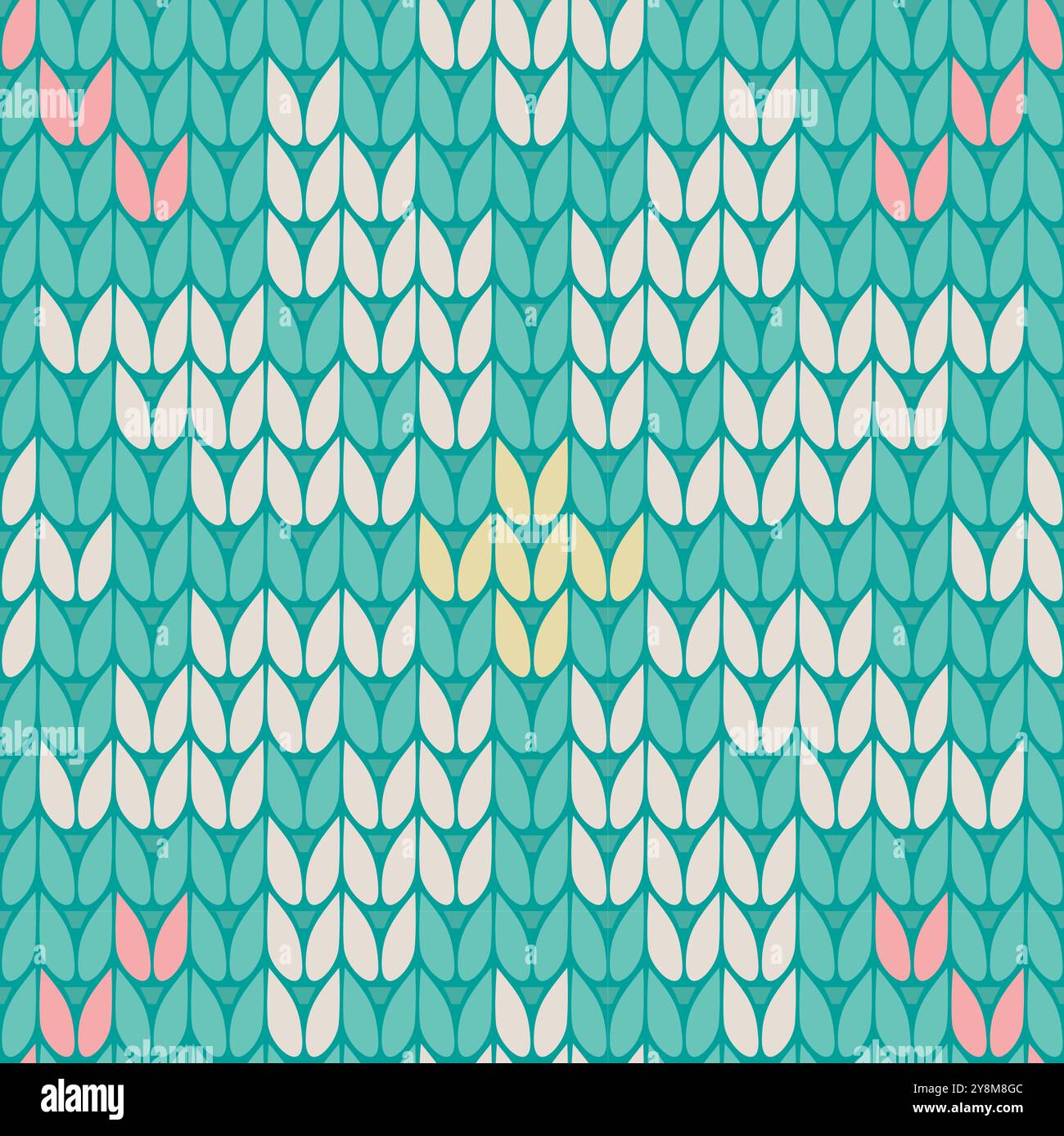 seamless-knit-textures Stock Vector