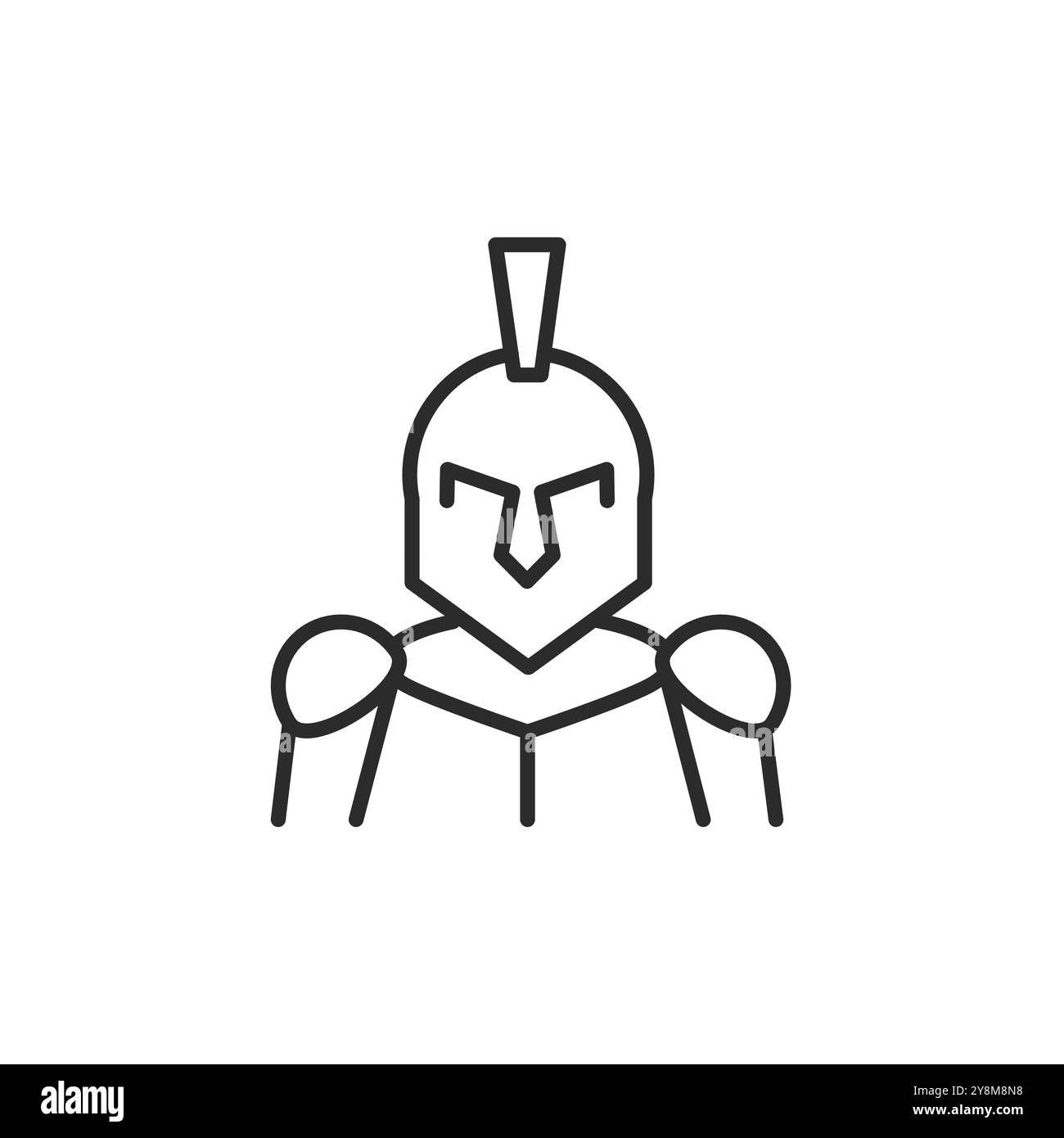 Medieval knight figure warrior Black and White Stock Photos & Images ...