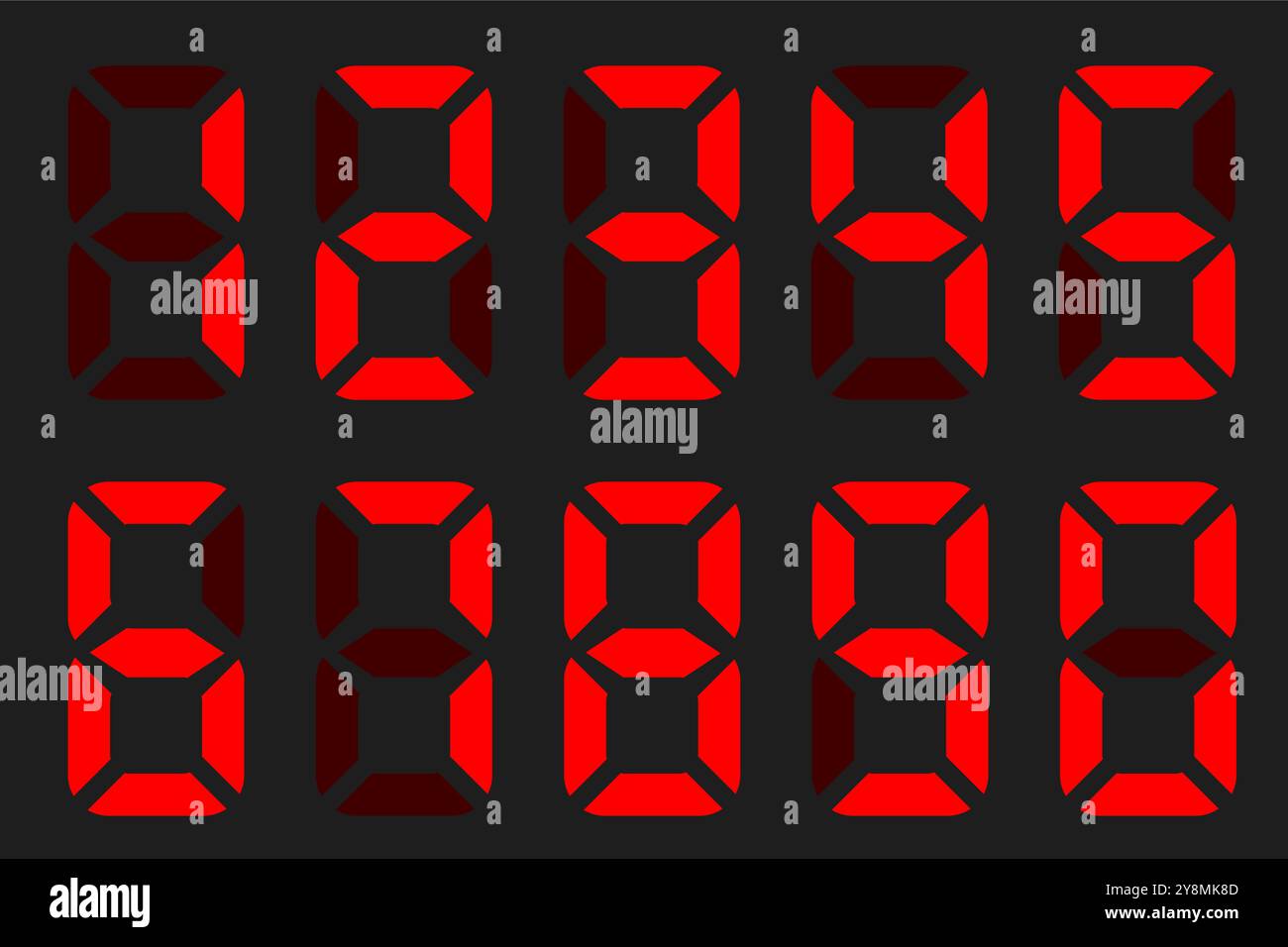 Led digital board electronic style display information scoreboard with