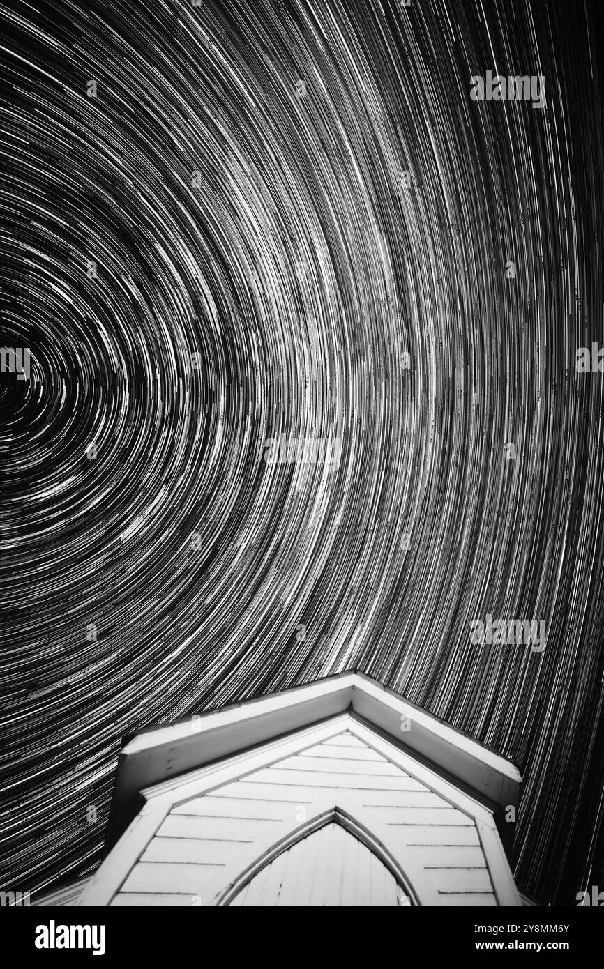 Country Church Star Trails in Saskatchewan Canada Stock Photo - Alamy