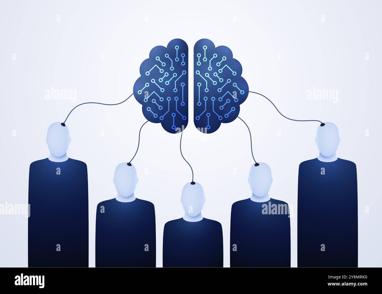 Human and ai vector vectors hi-res stock photography and images - Alamy