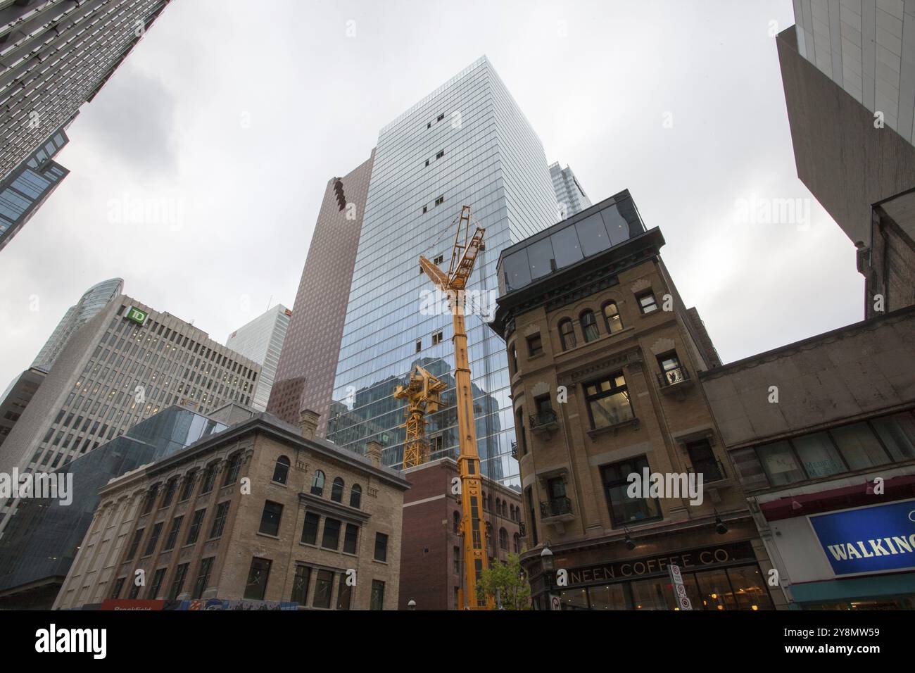 Buildings Old and New Toronto Yonge Street Stock Photo - Alamy