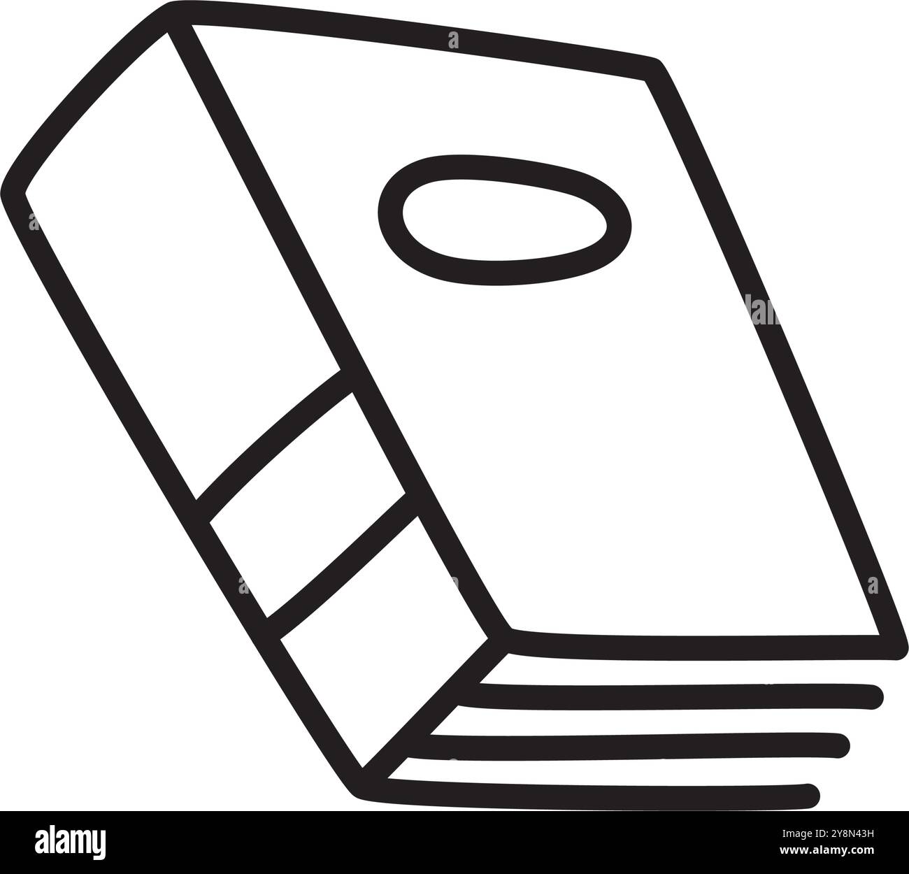 Doodle book icon freehand drawn with thin line in minimalistic style ...
