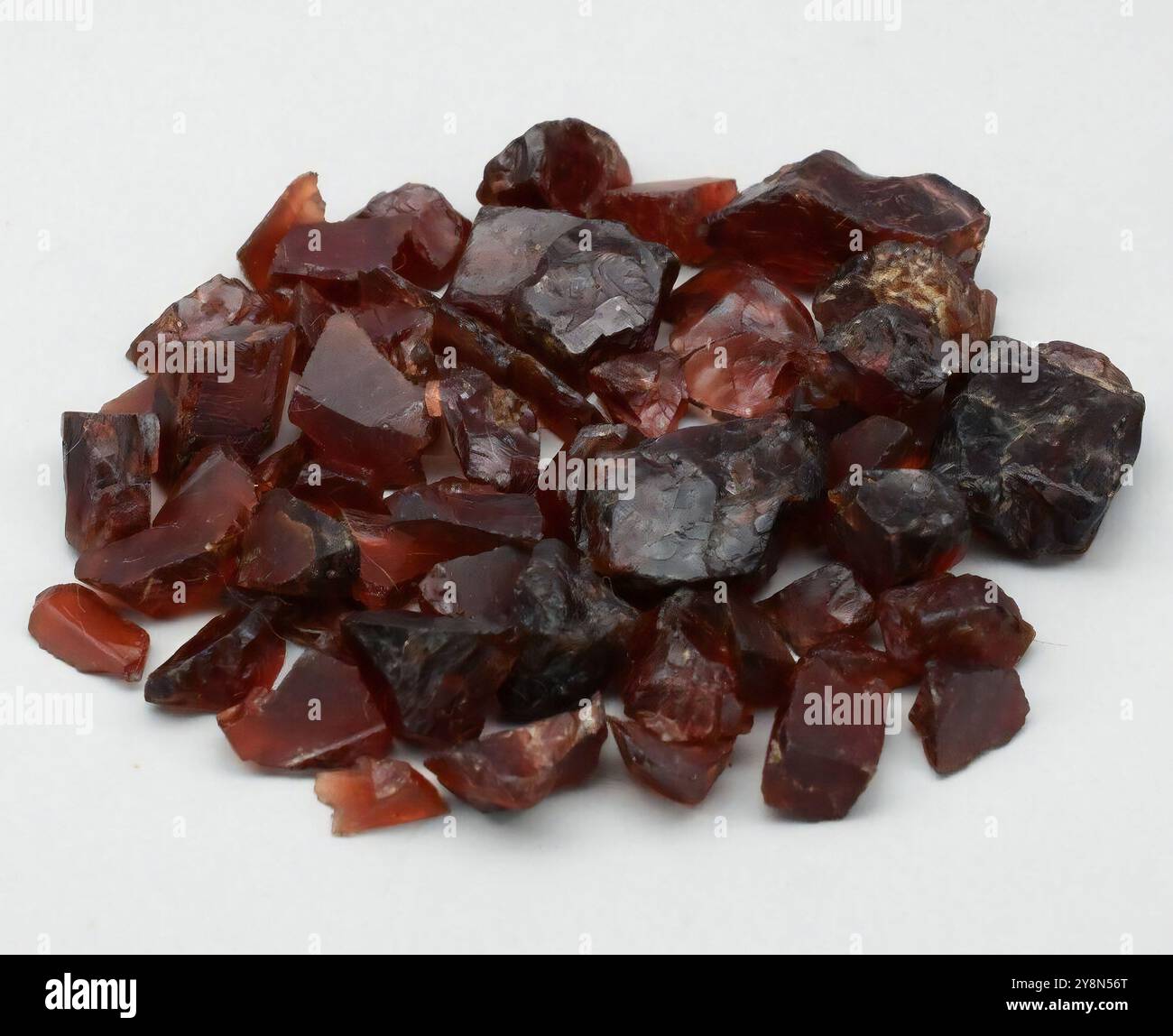 A Glimmering Collection of Raw Garnet Gemstones: Nature's Exquisite ...