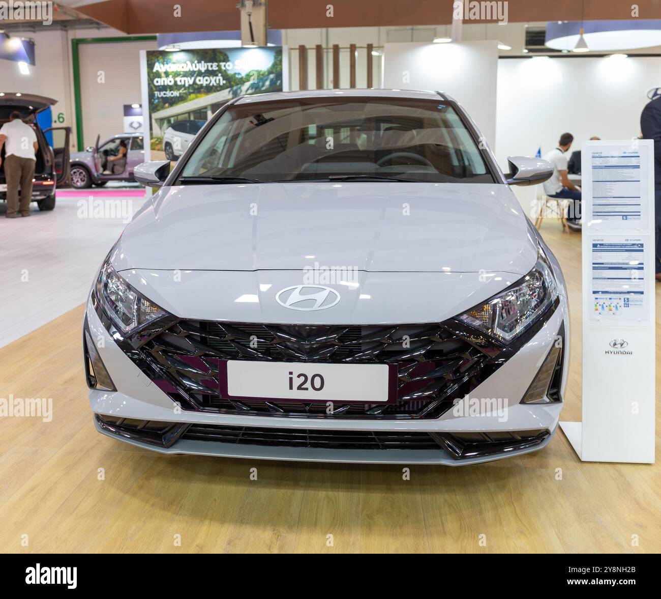 ATHENS, GREECE - OCTOBER 5, 2024: Hyundai i20 at Auto Athina 2024 Motor ...