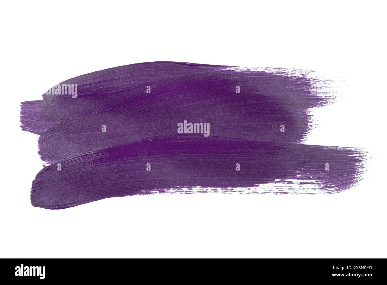 Bresh Path colorful brush strokes oil paint isolated on white background, clipping ...