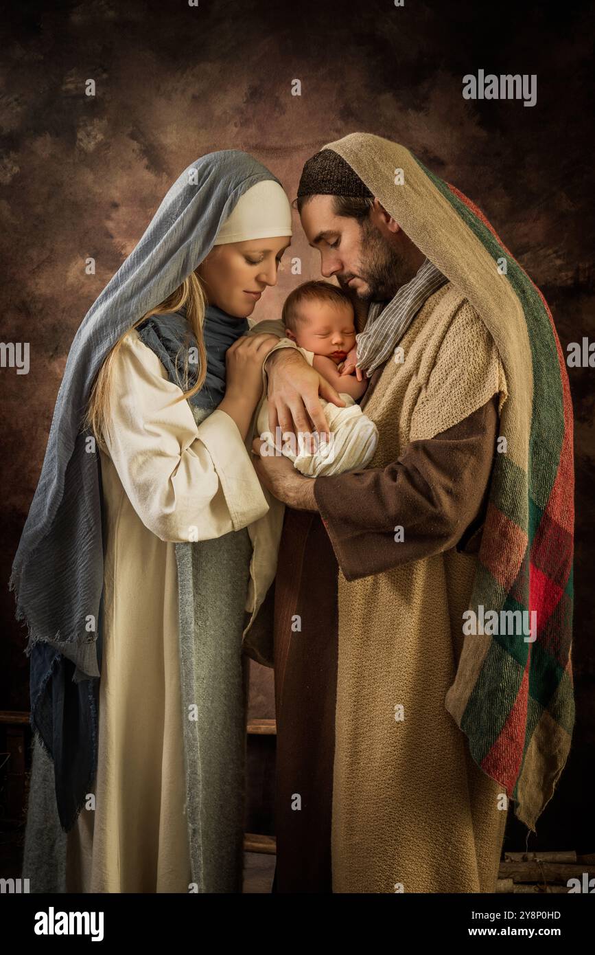 Joseph and mary and reenactment hi-res stock photography and images - Alamy