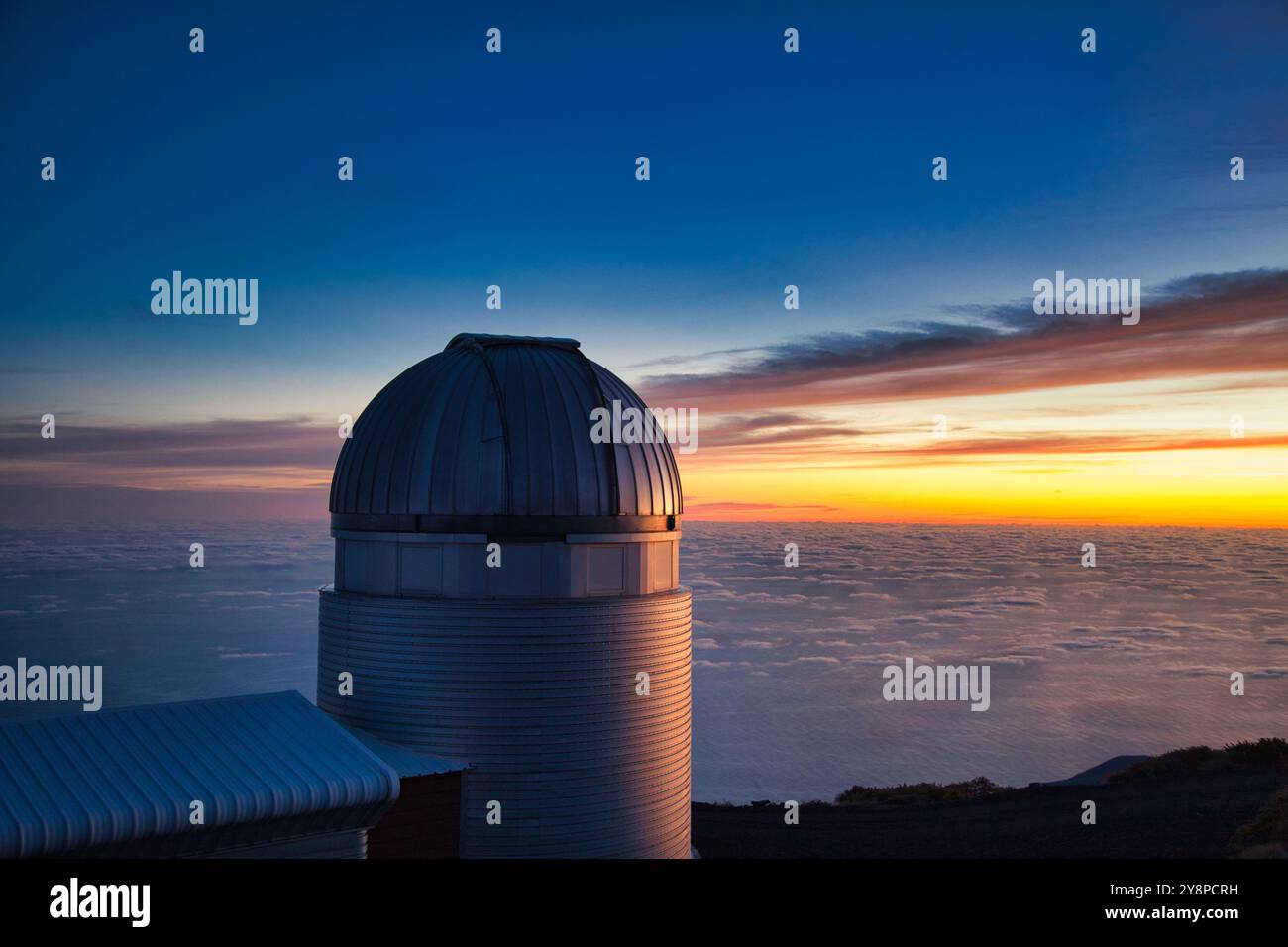 Operating Telescope The Mercator Telescope, Roque de los Muchachos Observatory, La Palma ...