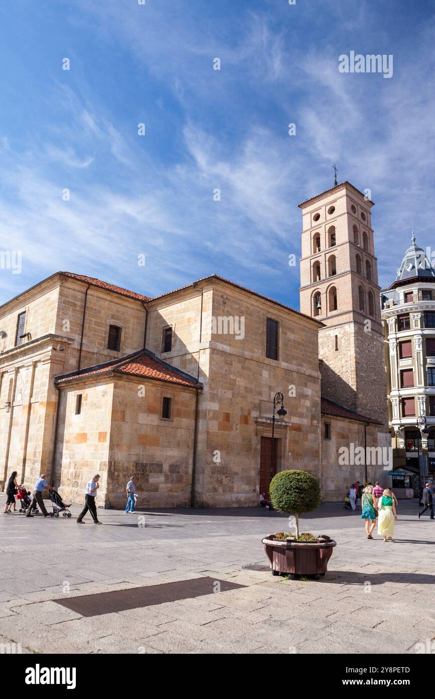 San Marcelo Church in Leon, Way of St. James, Leon, Spain Stock Photo