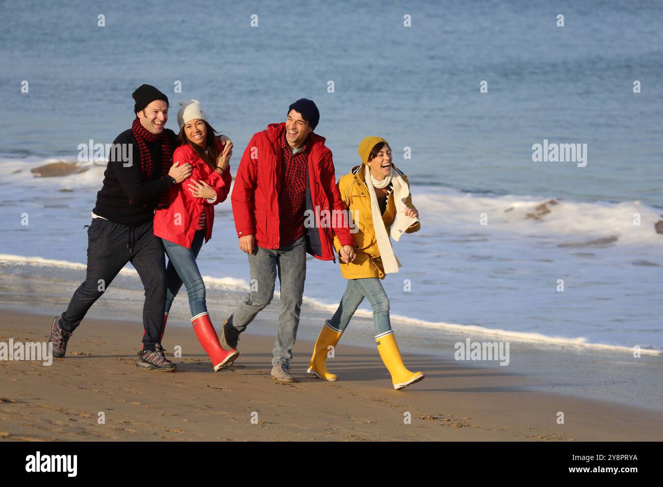 Lifestyles, Hendaya Beach. Stock Photo