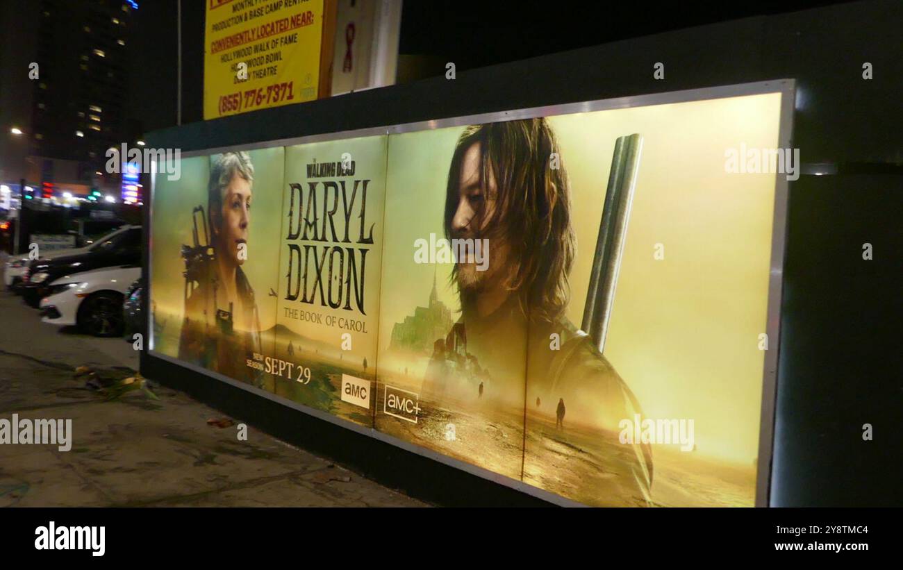 Los Angeles, California, USA 5th October 2024 The Walking Dead Daryl Dixon the Book of Carol Billboard on October 5, 2024 in Los Angeles, California, USA. Photo by Barry King/Alamy Stock Photo Stock Photo