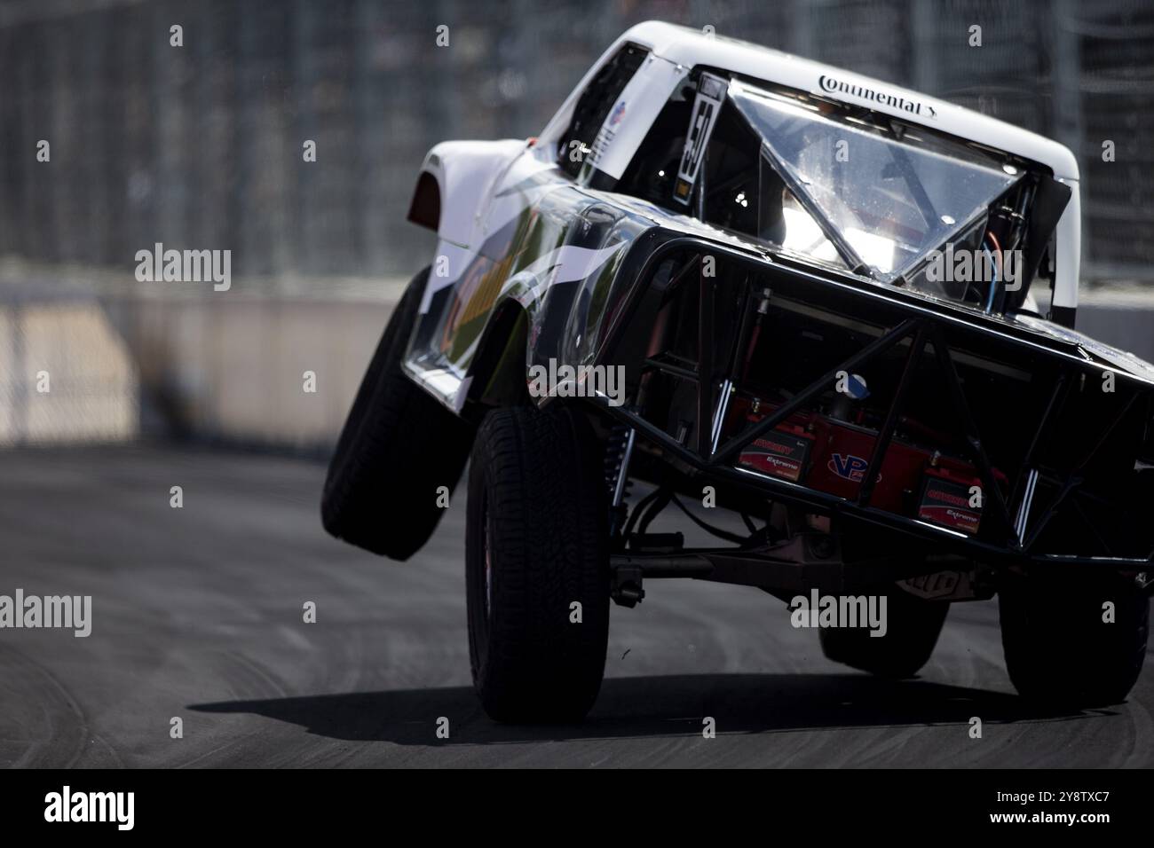 TREY HERNQUIST (50) of Encinitas, CA drives on track during the Stadium Super Truck support series race for the Big Machine Music City Grand Prix at T Stock Photo