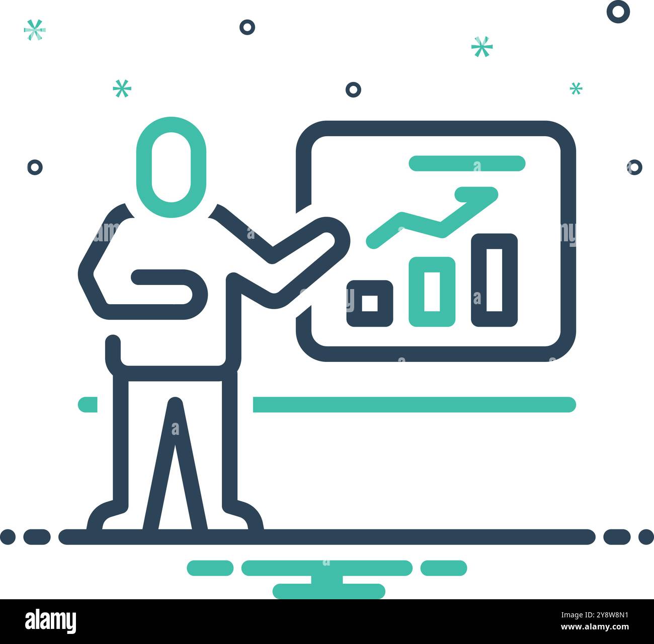 Icon for explanation, presentation Stock Vector Image & Art - Alamy