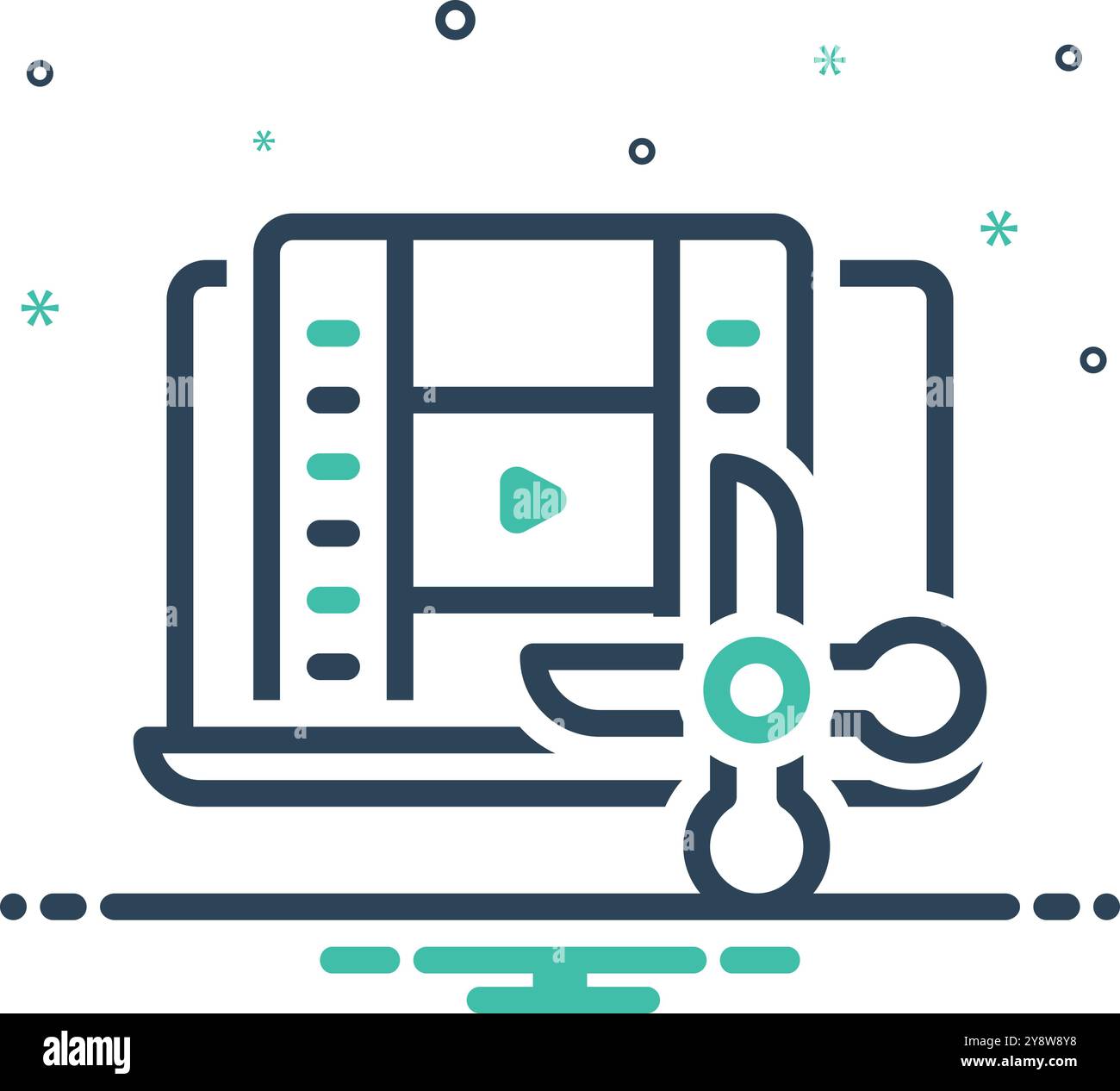 Video maker vector vectors Cut Out Stock Images & Pictures - Alamy