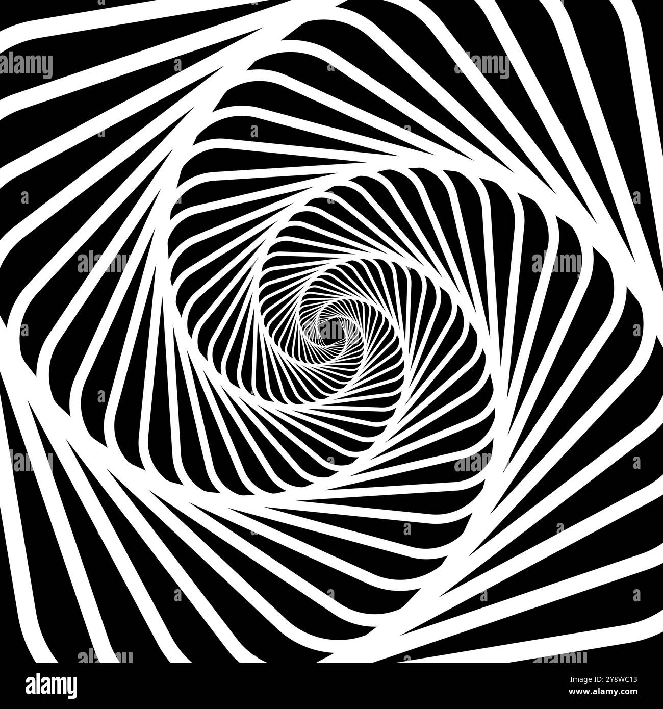 Psychedelic hypnotic spiral pattern with hypnosis swirl for optical ...