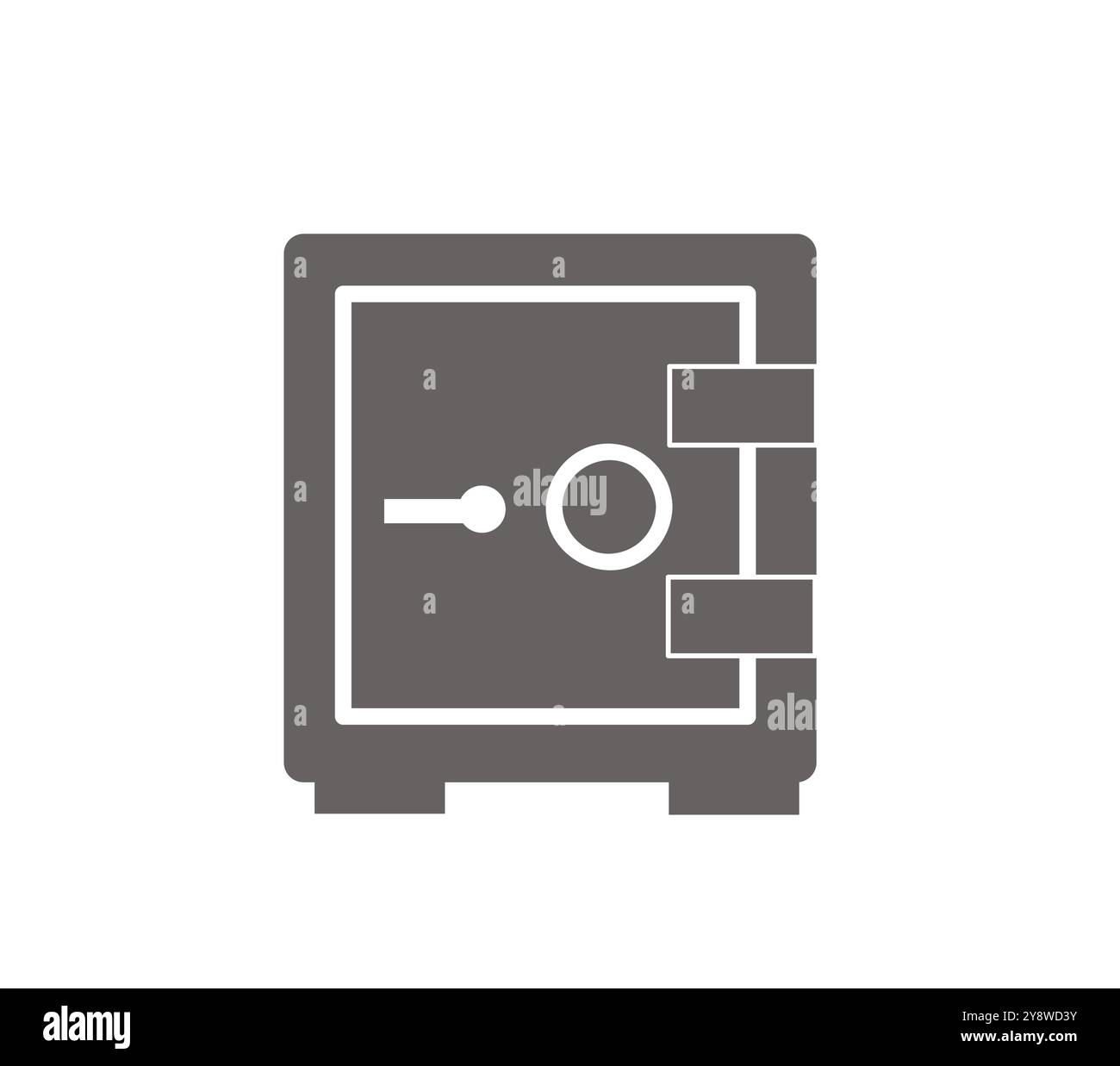 safe box icon vector illustration Stock Vector