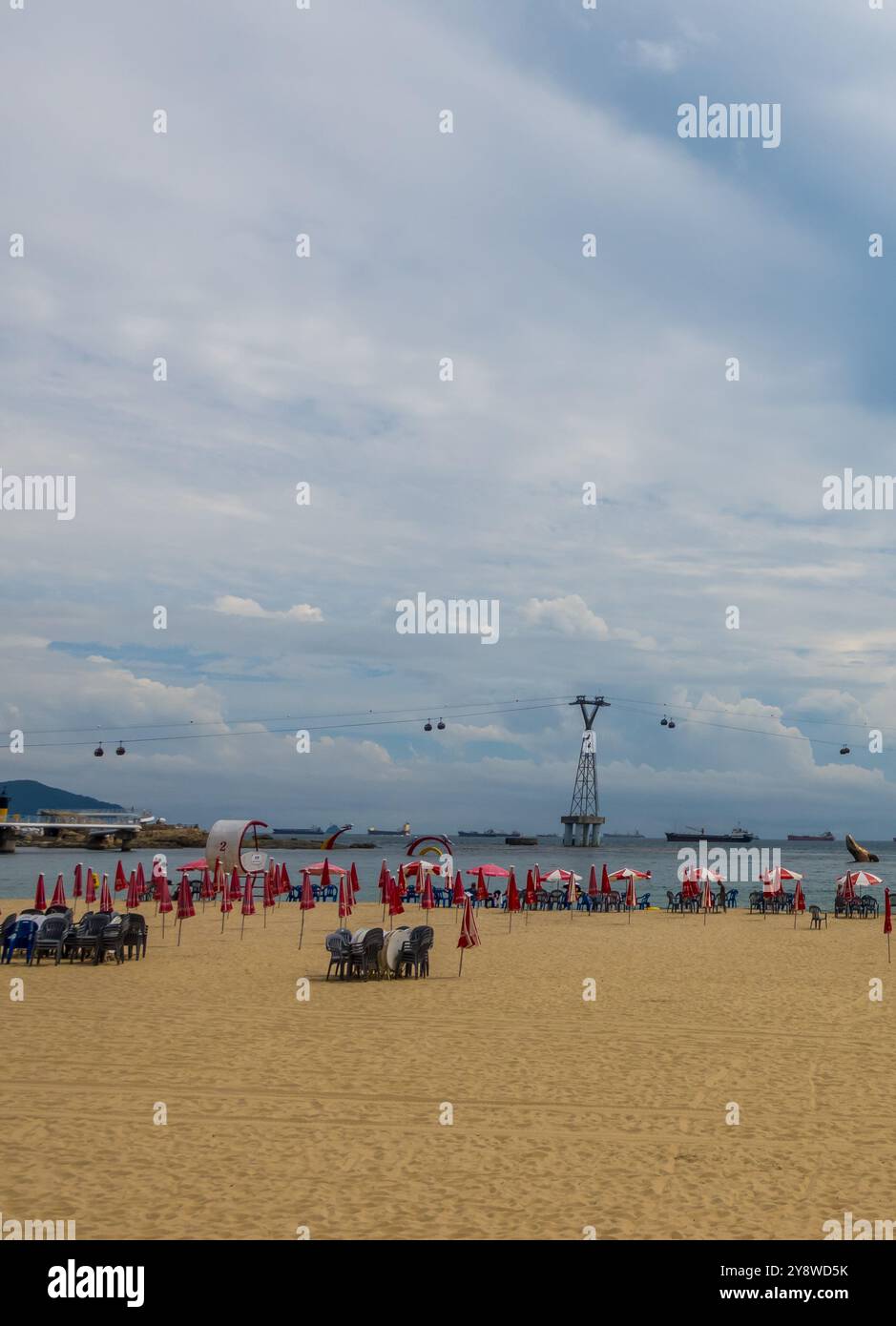 Busan, South Korea - August 31, 2024 - the popular Songdo Beach in the ...