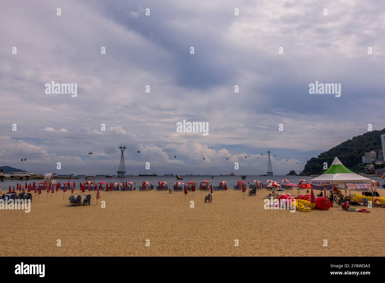 Busan, South Korea - August 31, 2024 - the popular Songdo Beach in the ...