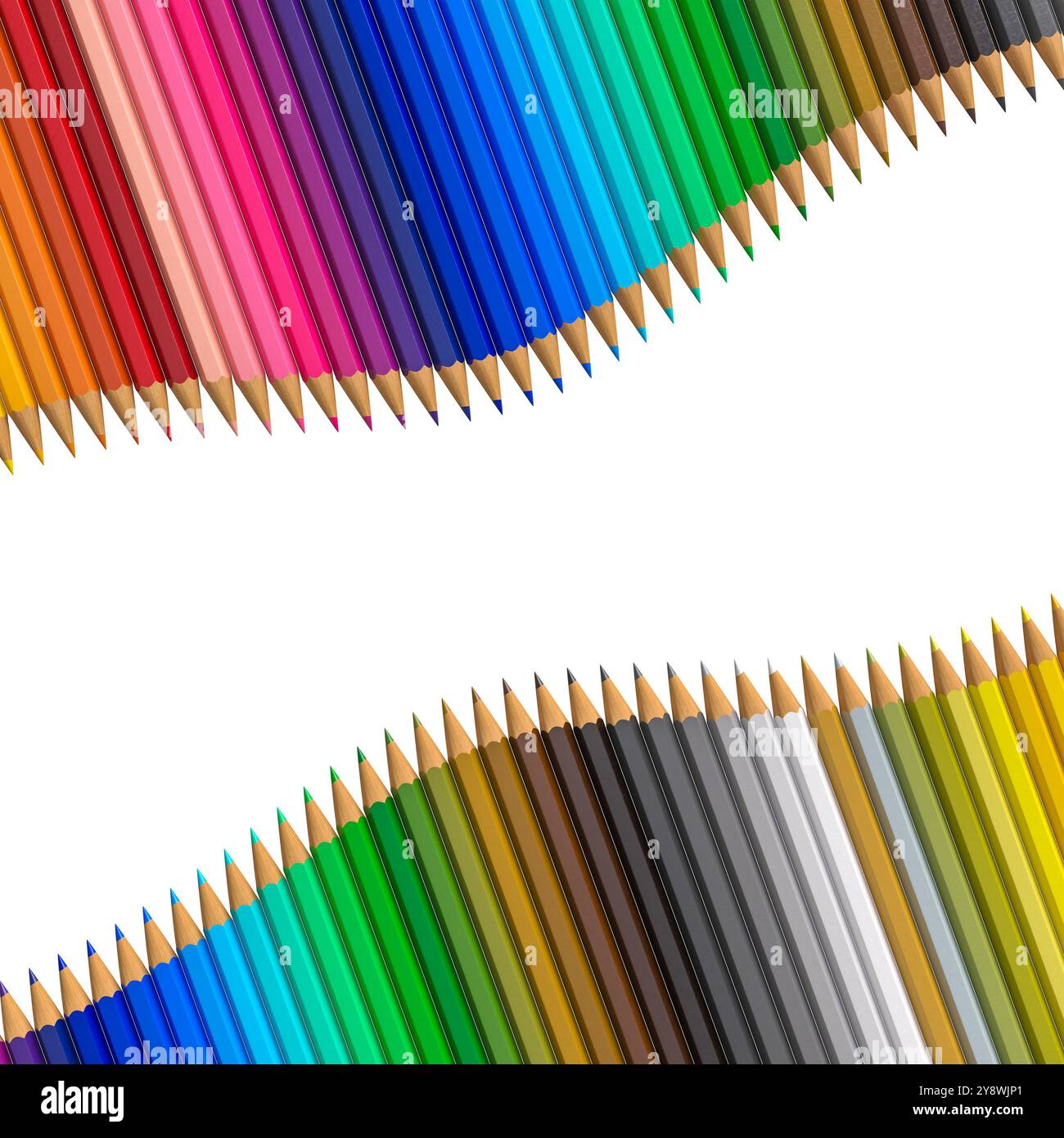Colored Pecils Pattern Vibrant wavy pattern in hi-res stock photography and images - Alamy