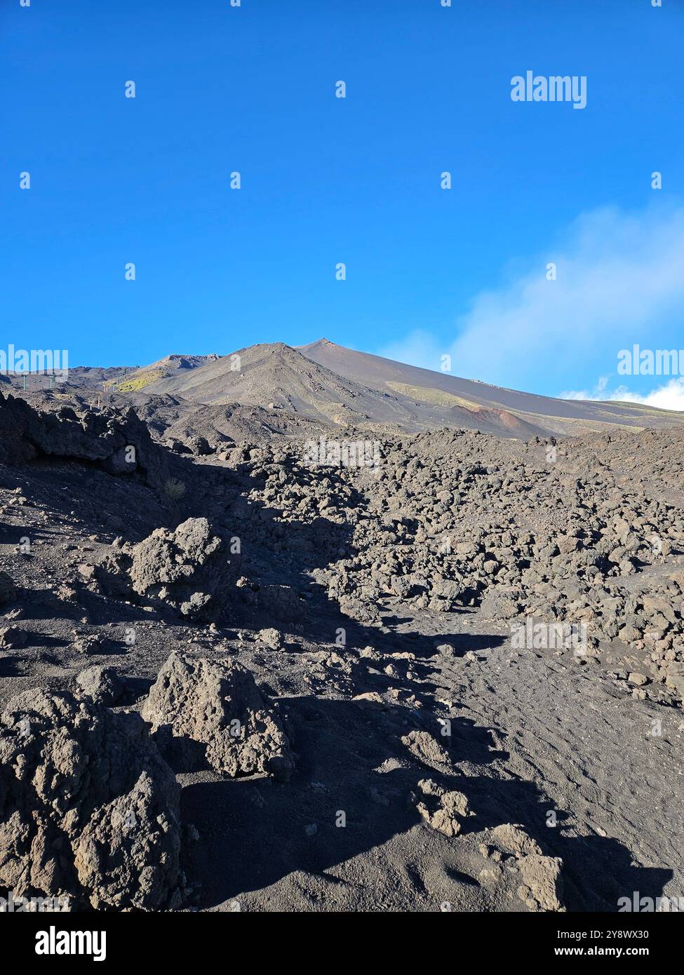 Volcano tour on Mount Etna in Sicily, Italy Stock Photo - Alamy