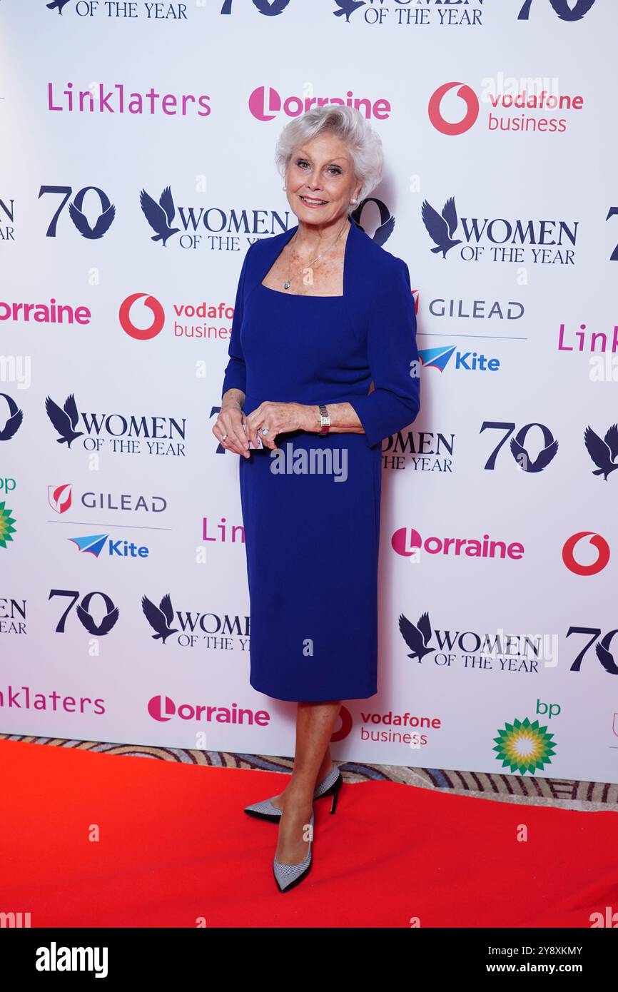 Angela Rippon attending the Women of the Year Awards at Royal Lancaster ...