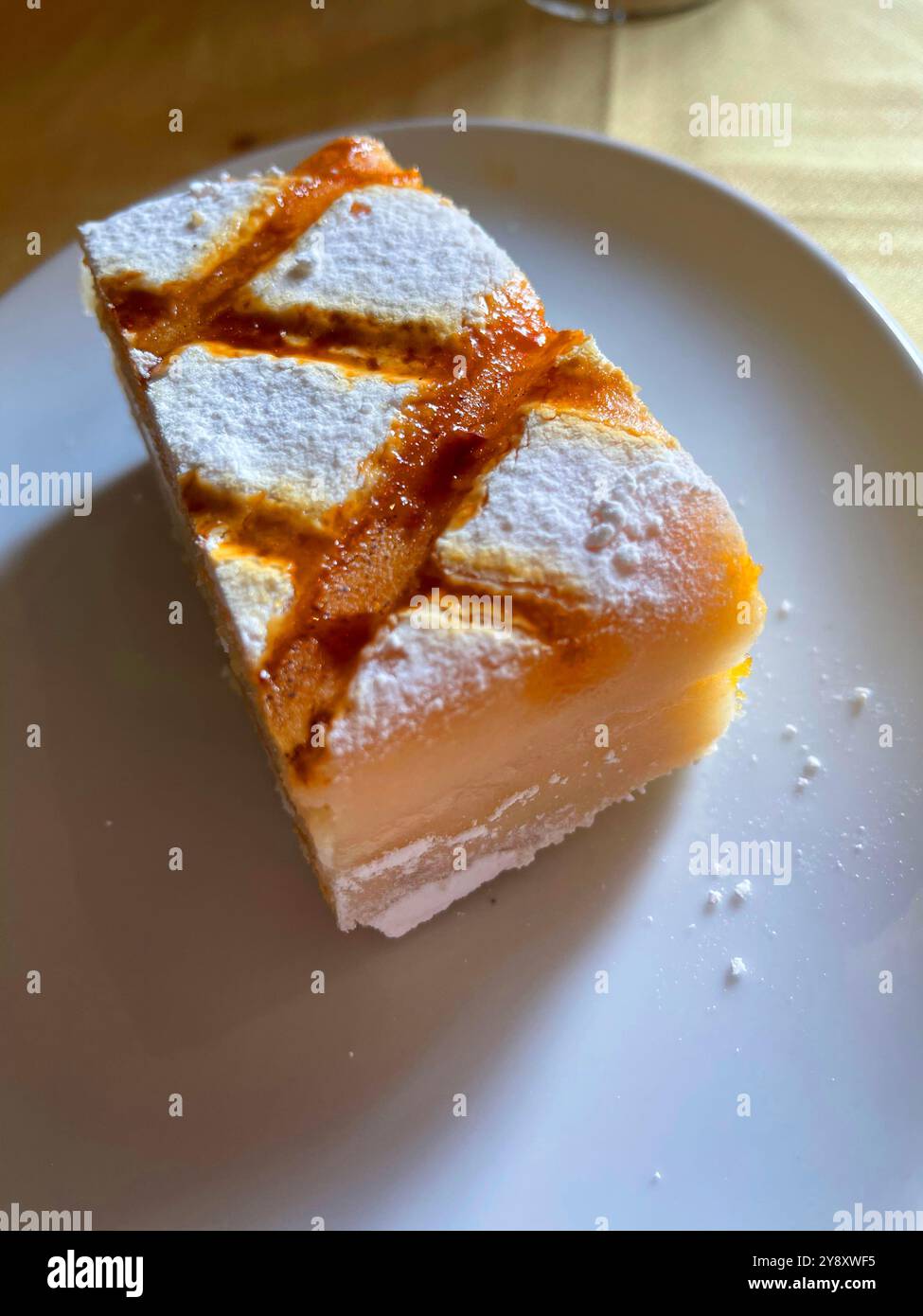 Ponche segoviano, traditional dessert from Segovia. Spain. - Smartphone Captured Stock Image
