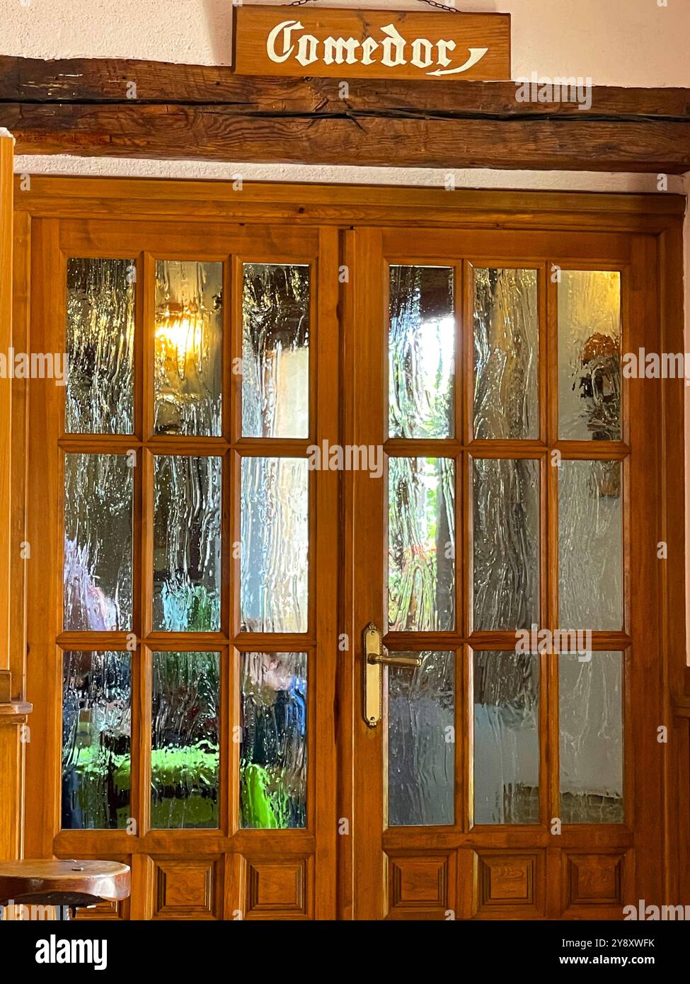 Restaurant entrance. - Smartphone Captured Stock Image