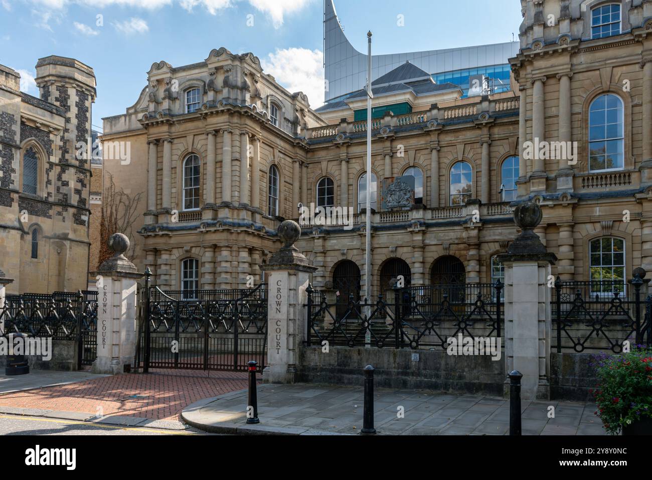 Reading Crown Court, Berkshire, England, UK, a grade II listed building Stock Photo