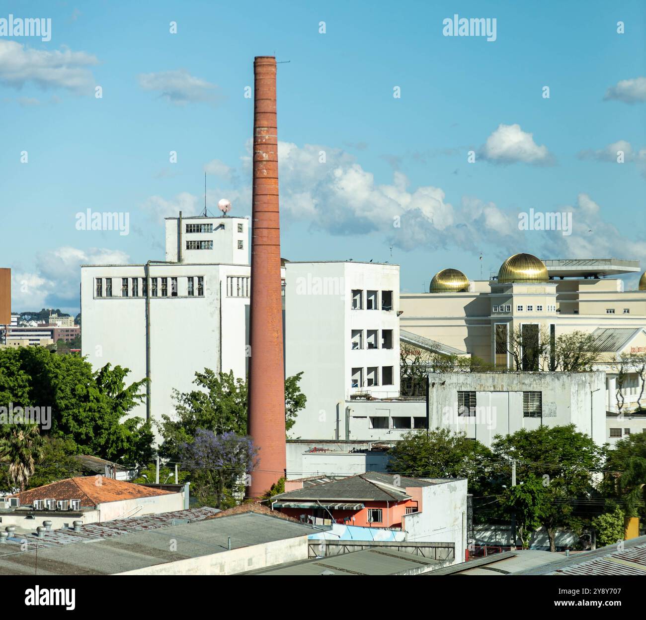 Brazil, October 5, 2024: Curitiba city center, Paraná Stock Photo