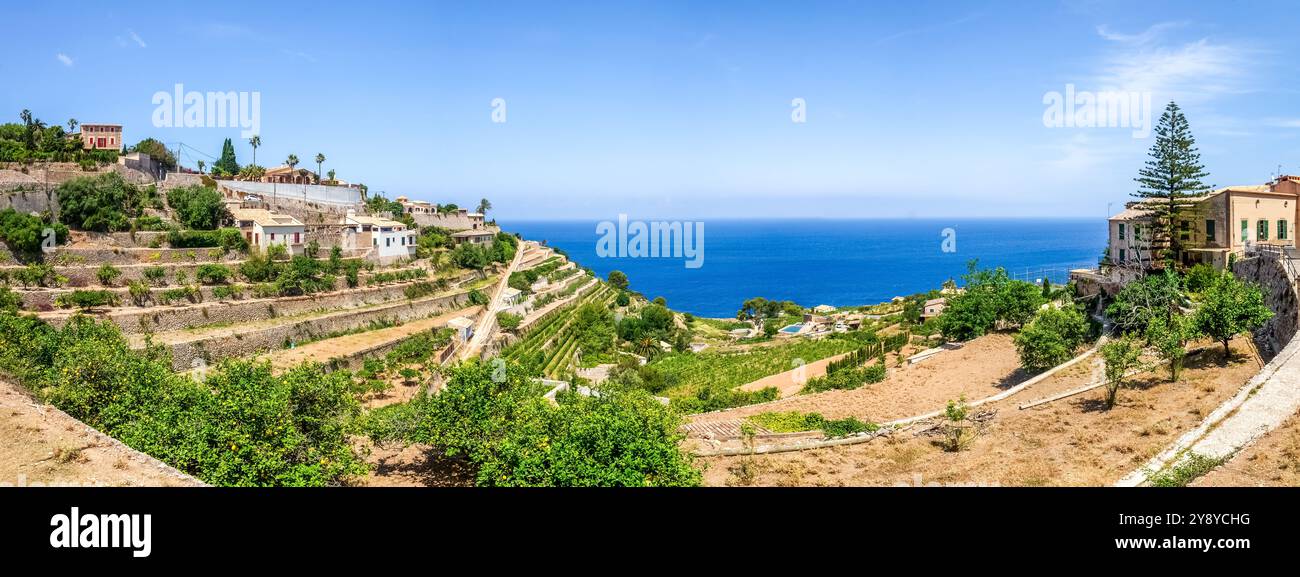 mallorca, banyalbufar, coast, Stock Photo