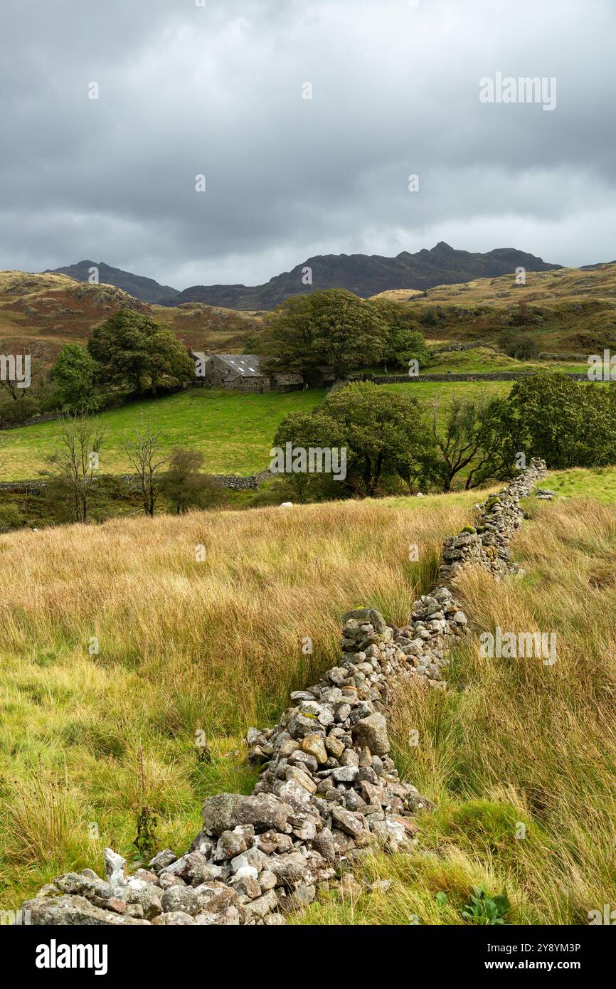 Beautiful Eskdale Valley, Eskdale, Cumbria, Lake District, England Stock Photo