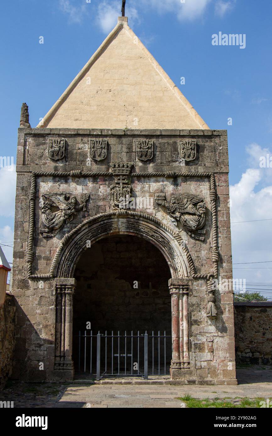 An old chapel in Calpan Exconvent Stock Photo - Alamy