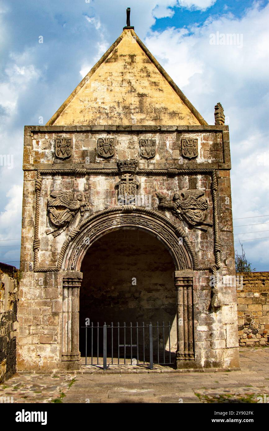 An old chapel in Calpan Exconvent Stock Photo - Alamy