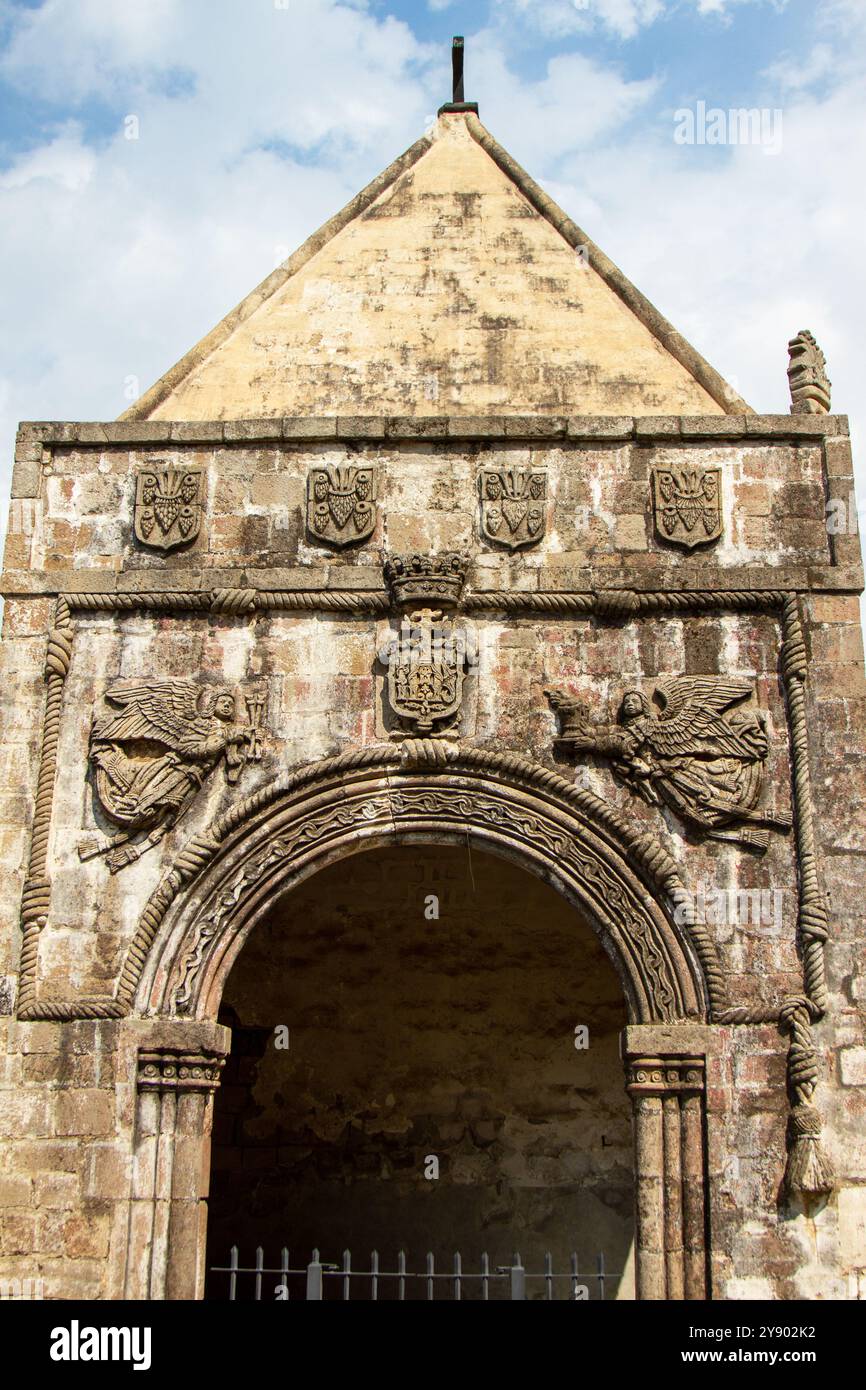 An old chapel in Calpan Exconvent Stock Photo - Alamy