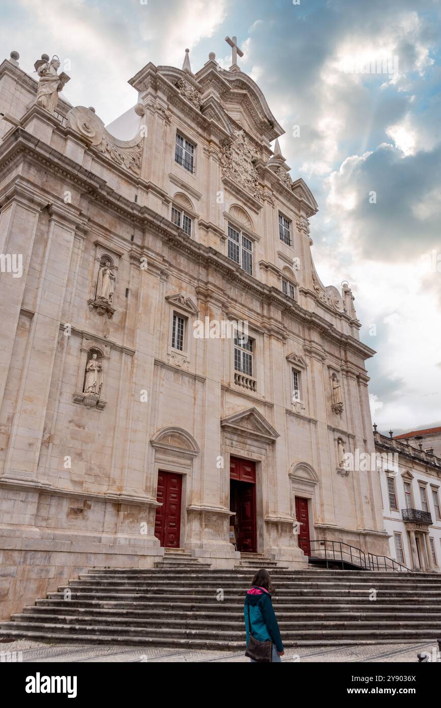 Portal of the New Cathedral of the Holy Name of Jesus in Coimbra ...