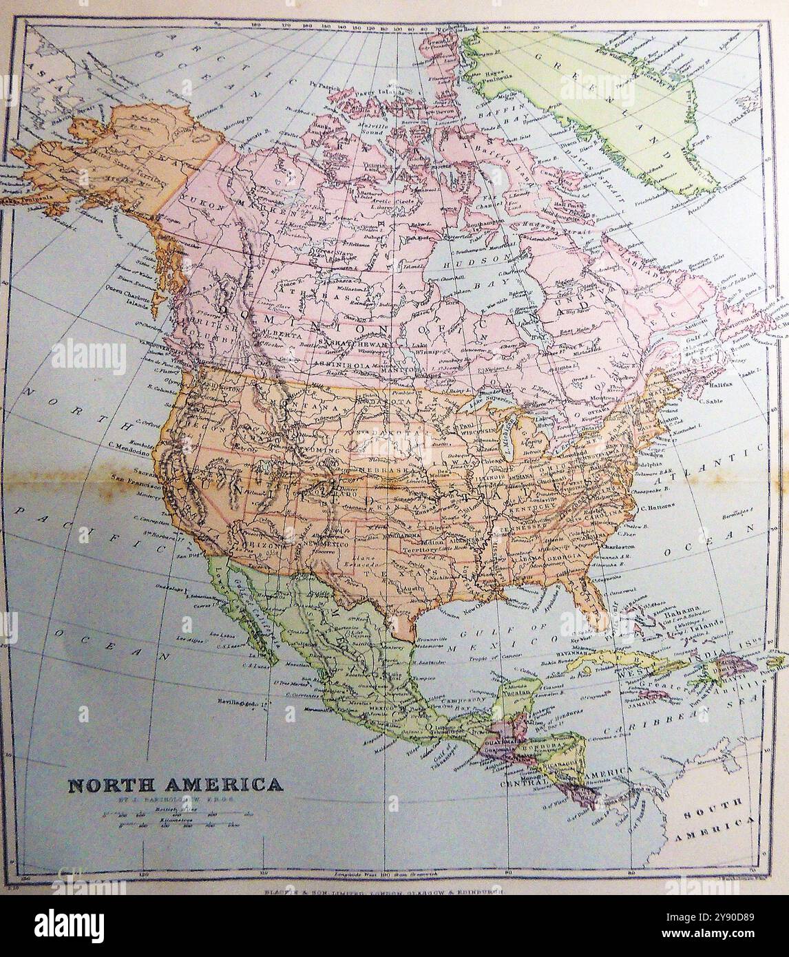 Alaska map in north america hi-res stock photography and images - Alamy for Free Printable Map Of North America