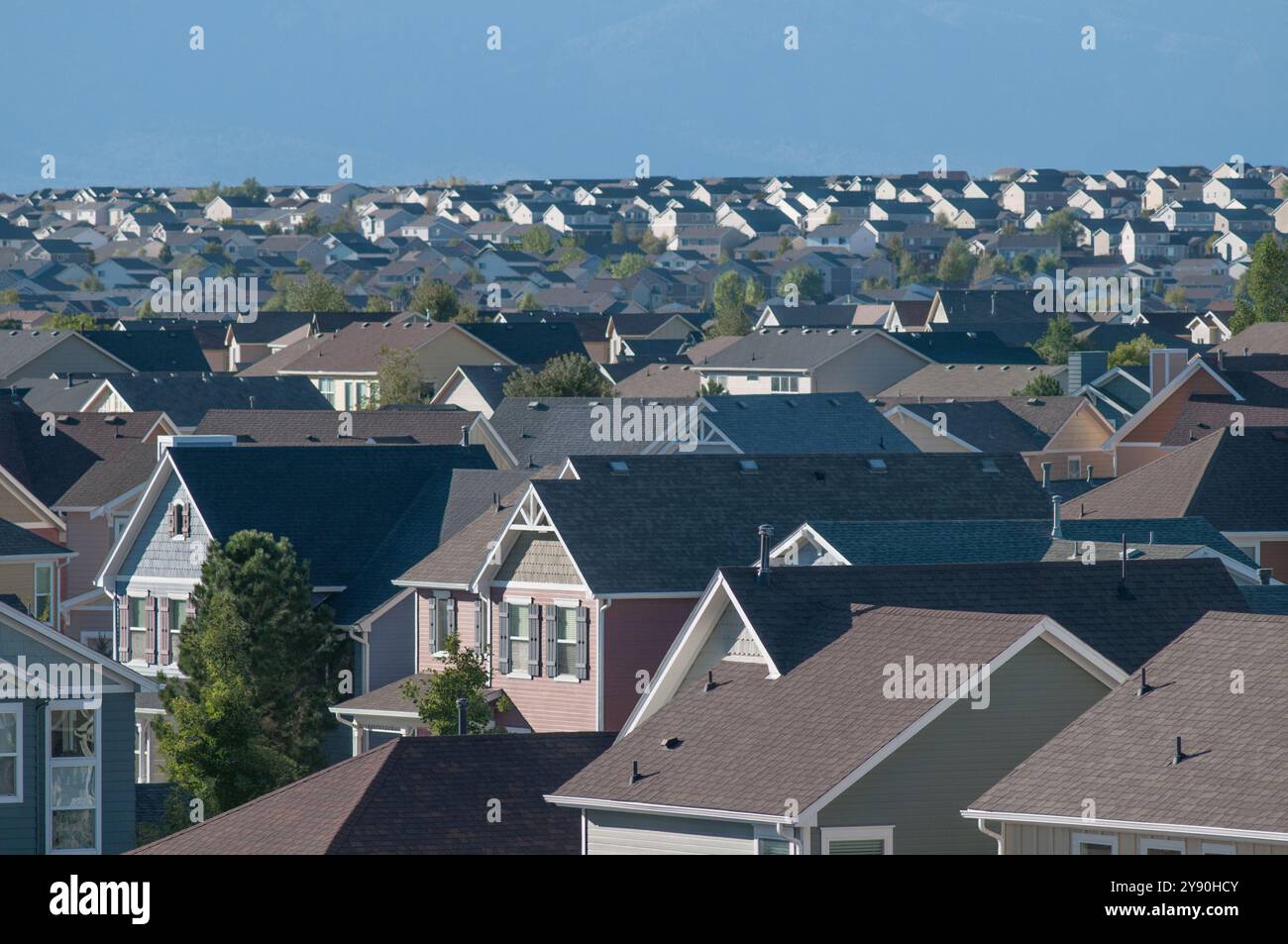 American suburbs architecture hi-res stock photography and images - Alamy