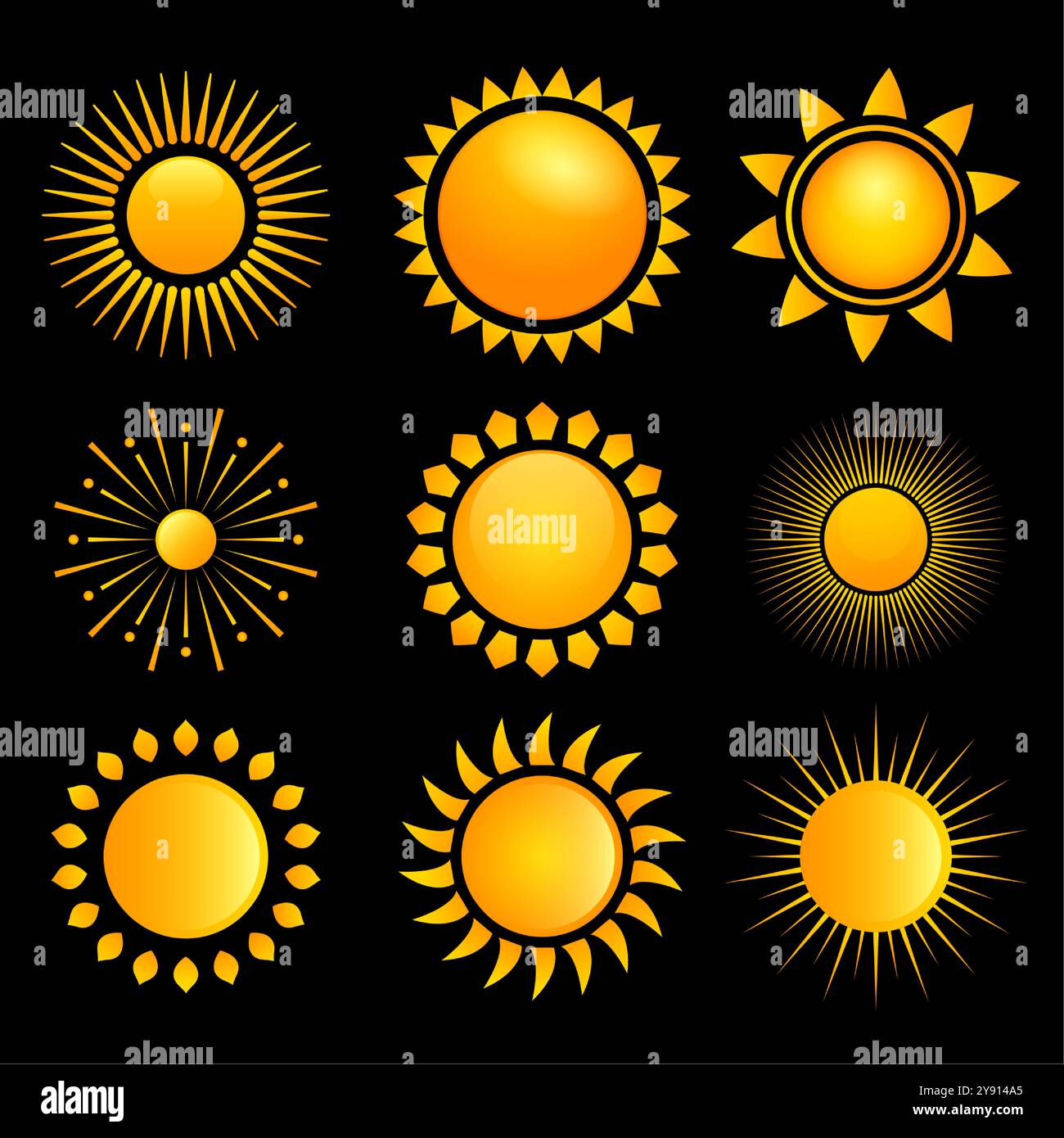 Yellow pack Stock Vector Images - Alamy