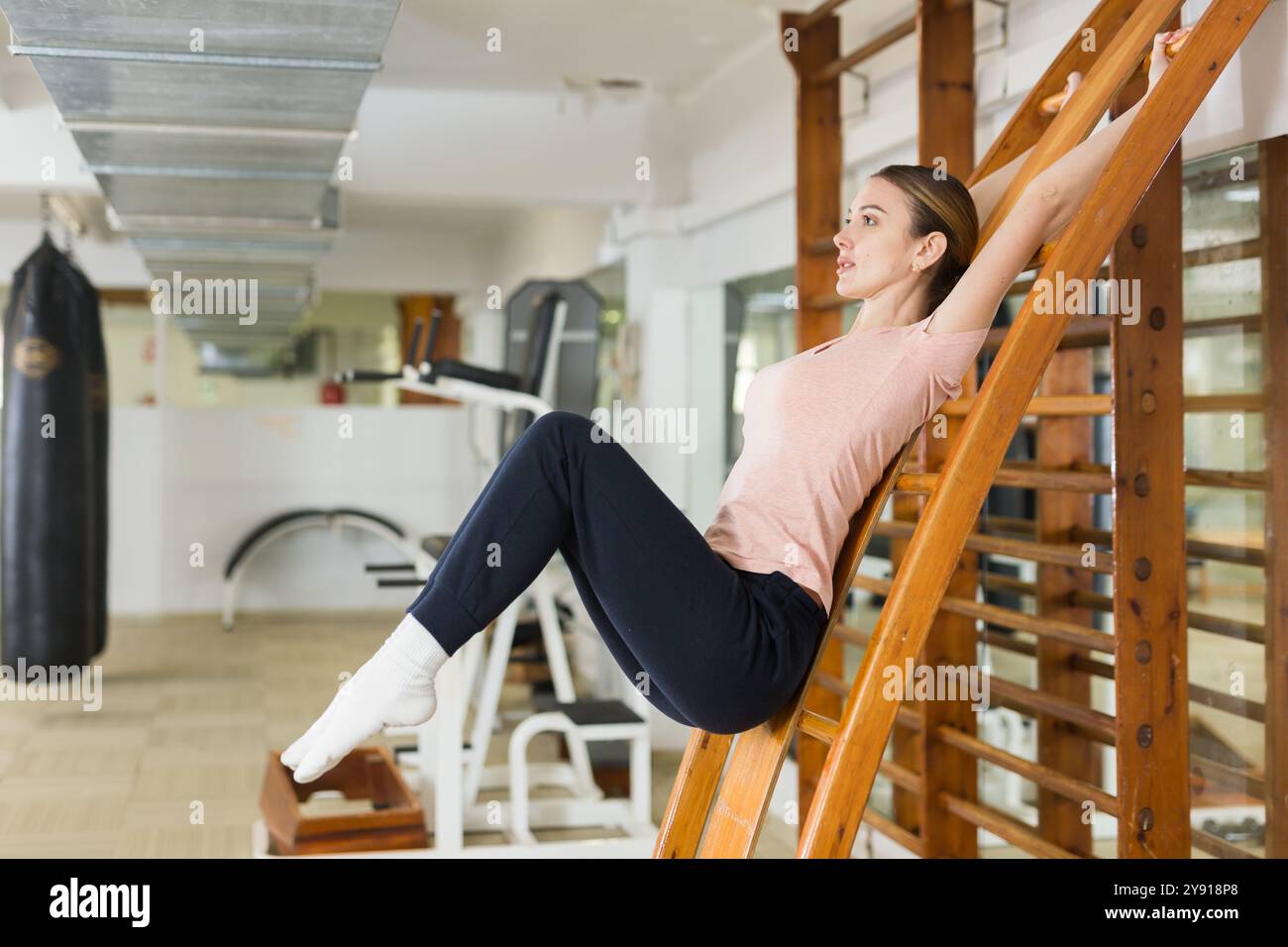 Woman leg raises hi-res stock photography and images - Alamy
