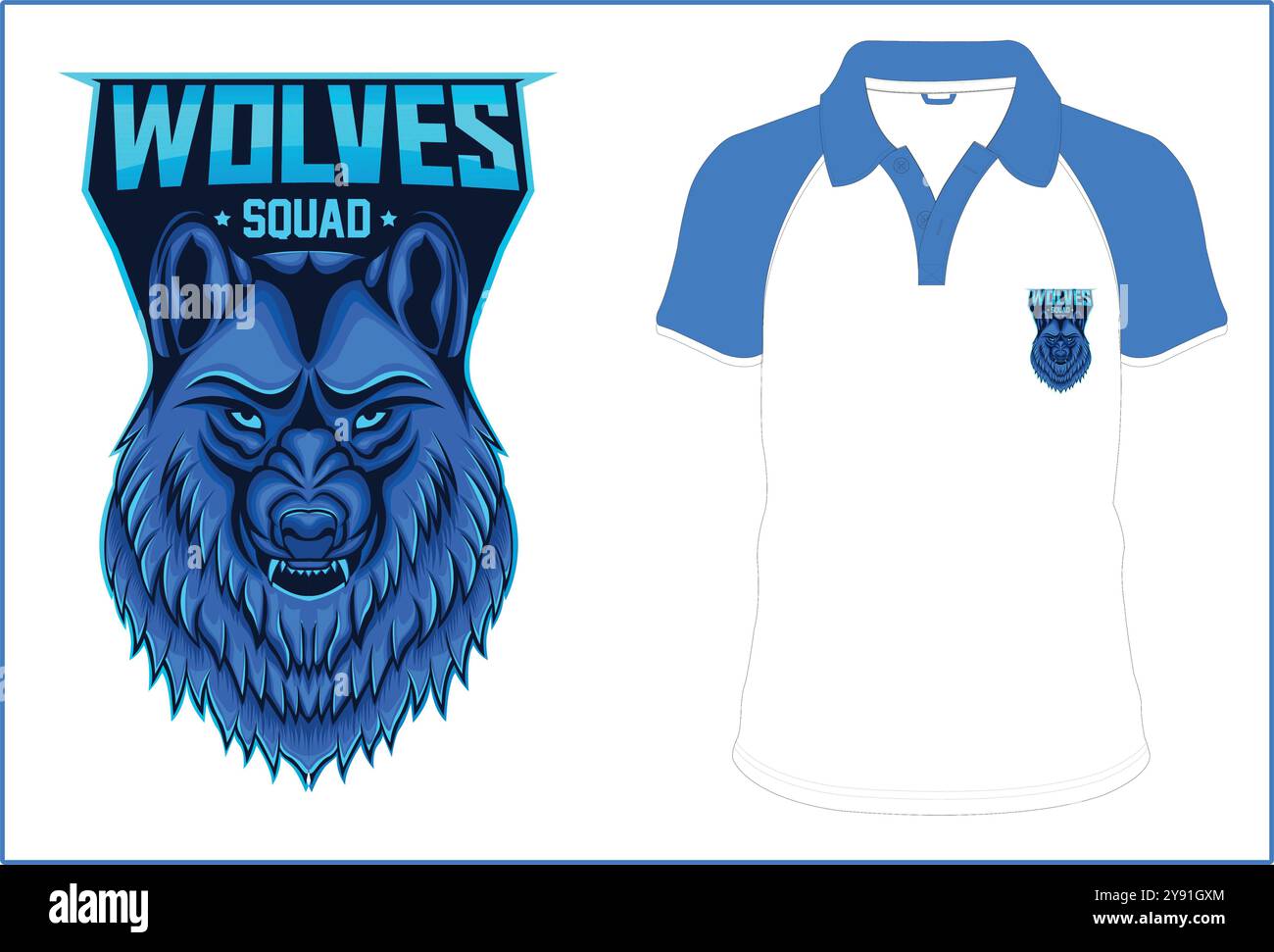 Football wolves football wolves football Stock Vector Images - Alamy