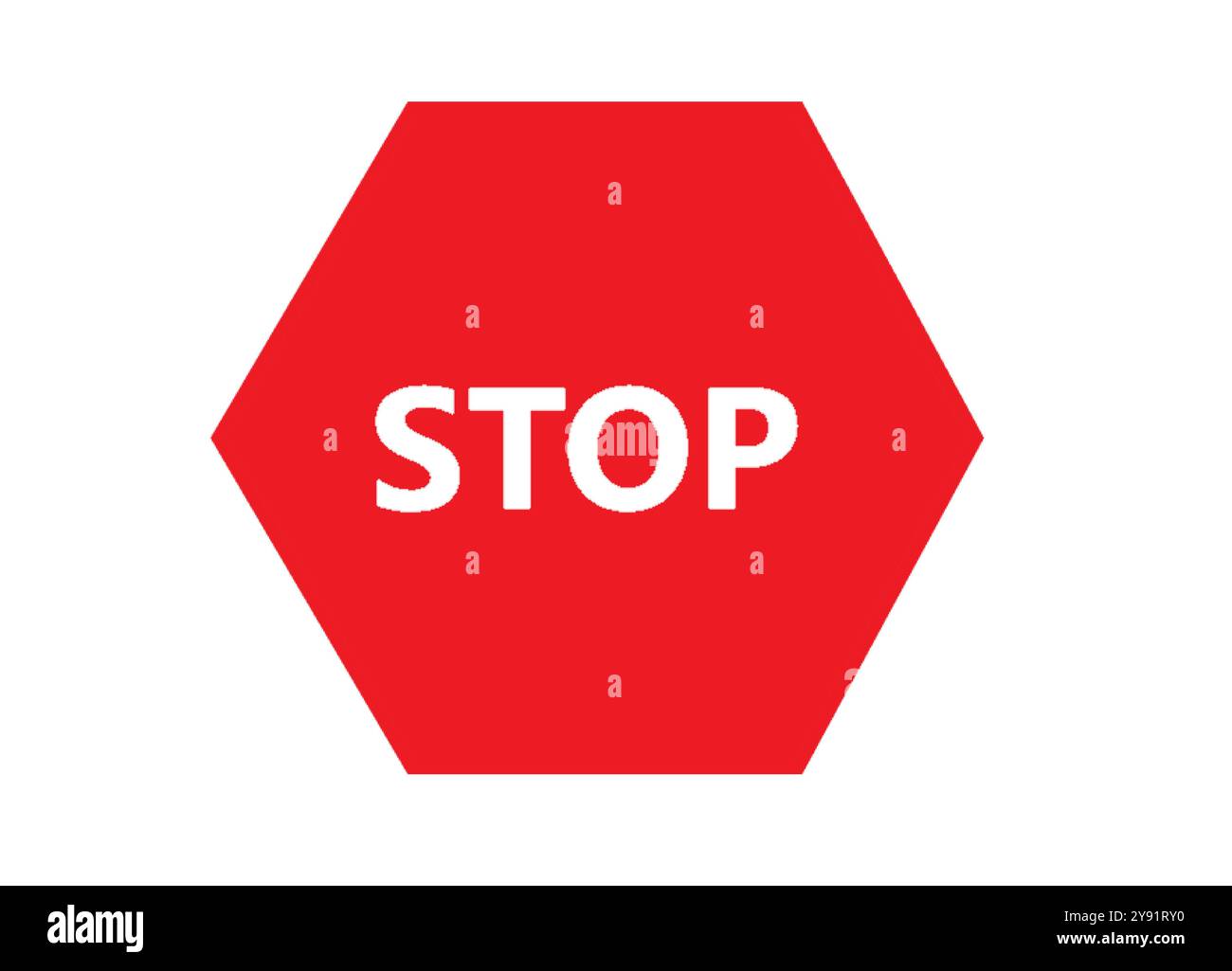 Stop Sign Lettering Stop letters Stock Vector Images - Alamy