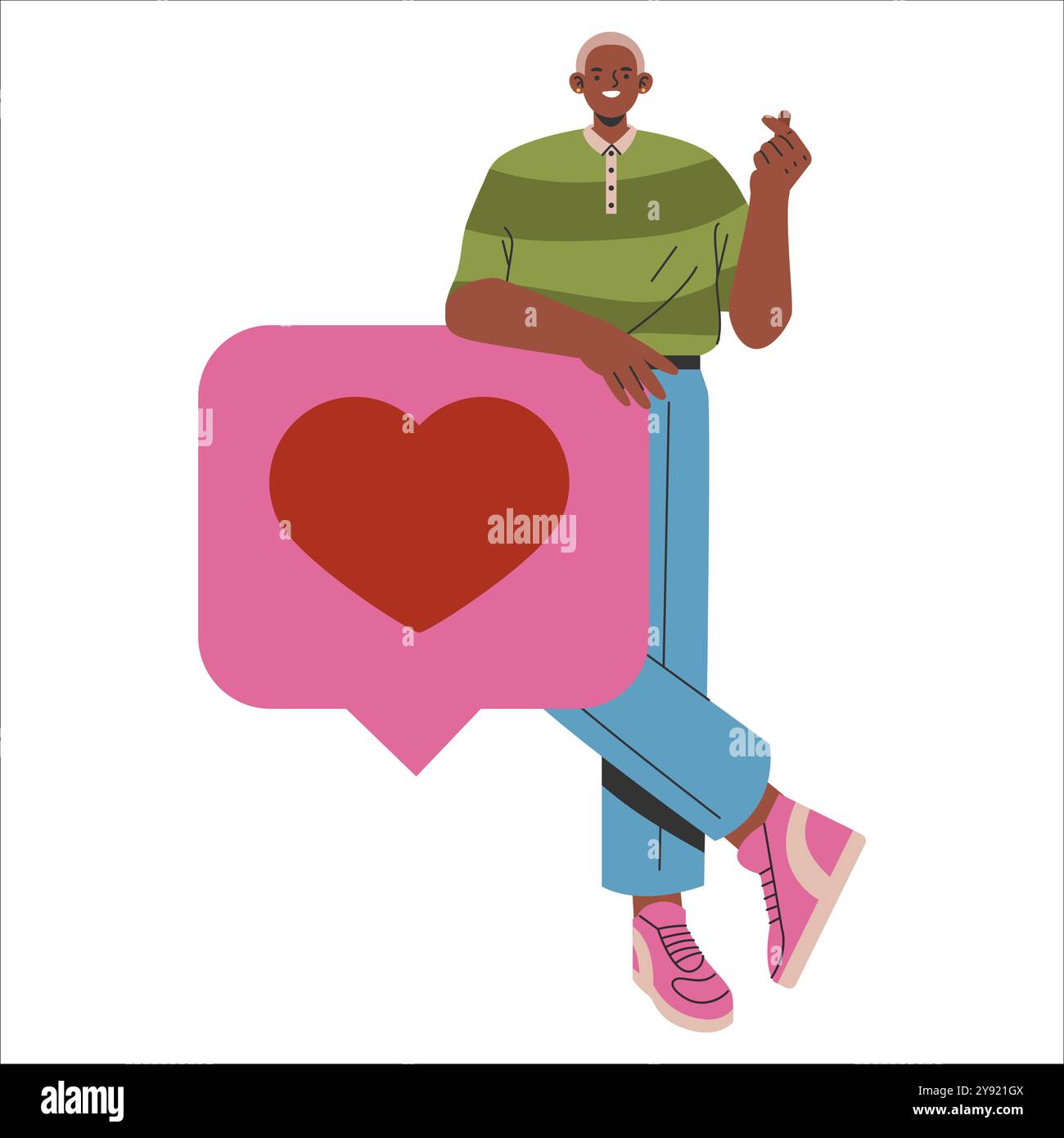Young Businessman concept. Confident entrepreneur leaning on a love ...