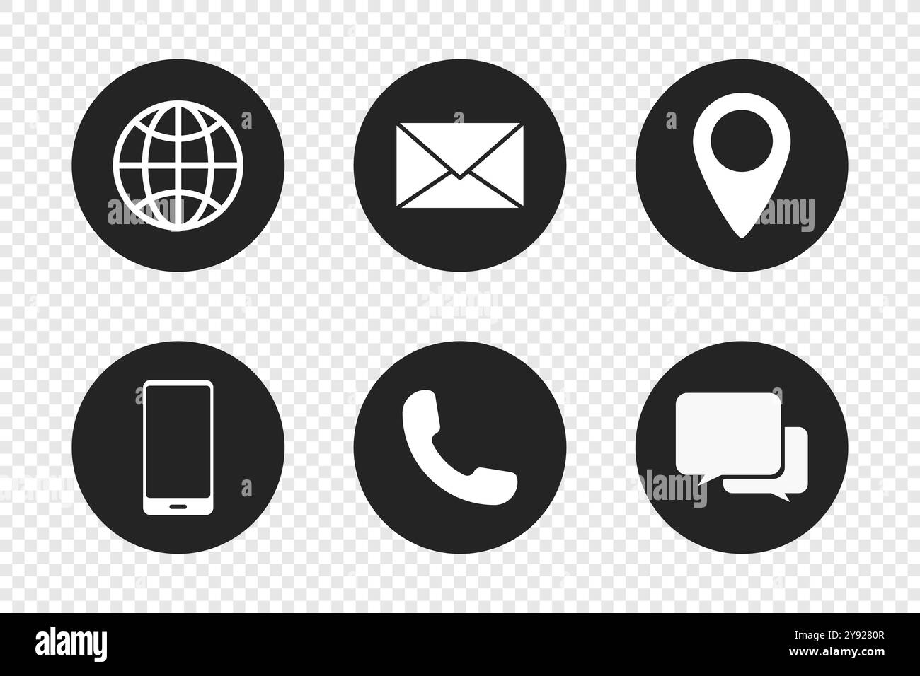 Call info icon isolated Black and White Stock Photos & Images - Alamy