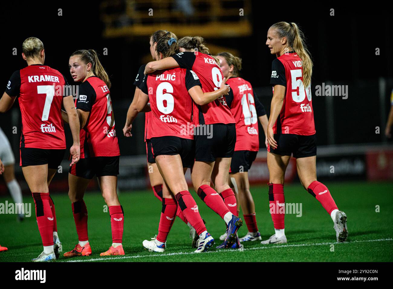 LEVERKUSEN, Germany. 7th Oct, 2024. The match of Women Bundesliga Bayer