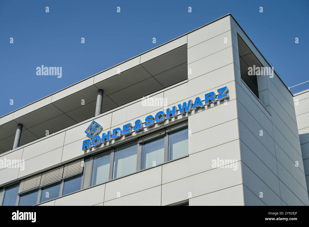 Rohde & Schwarz, Am Studio, Adlershof, Treptow-Köpenick, Berlin, Deutschland Stock Photo