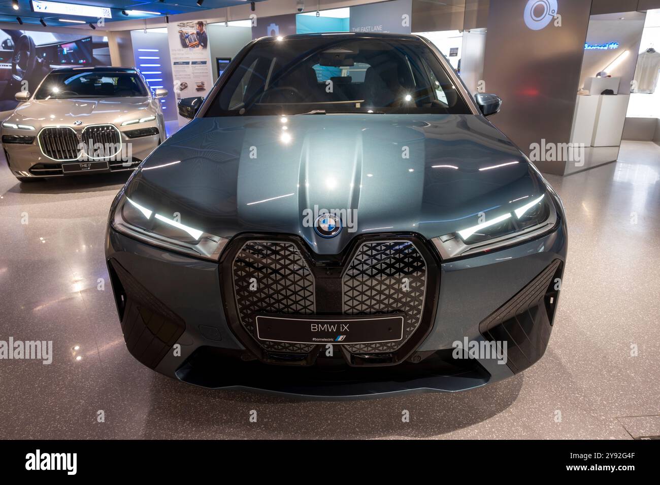 New Electric cars made by BMW, Hong Kong, China Stock Photo - Alamy
