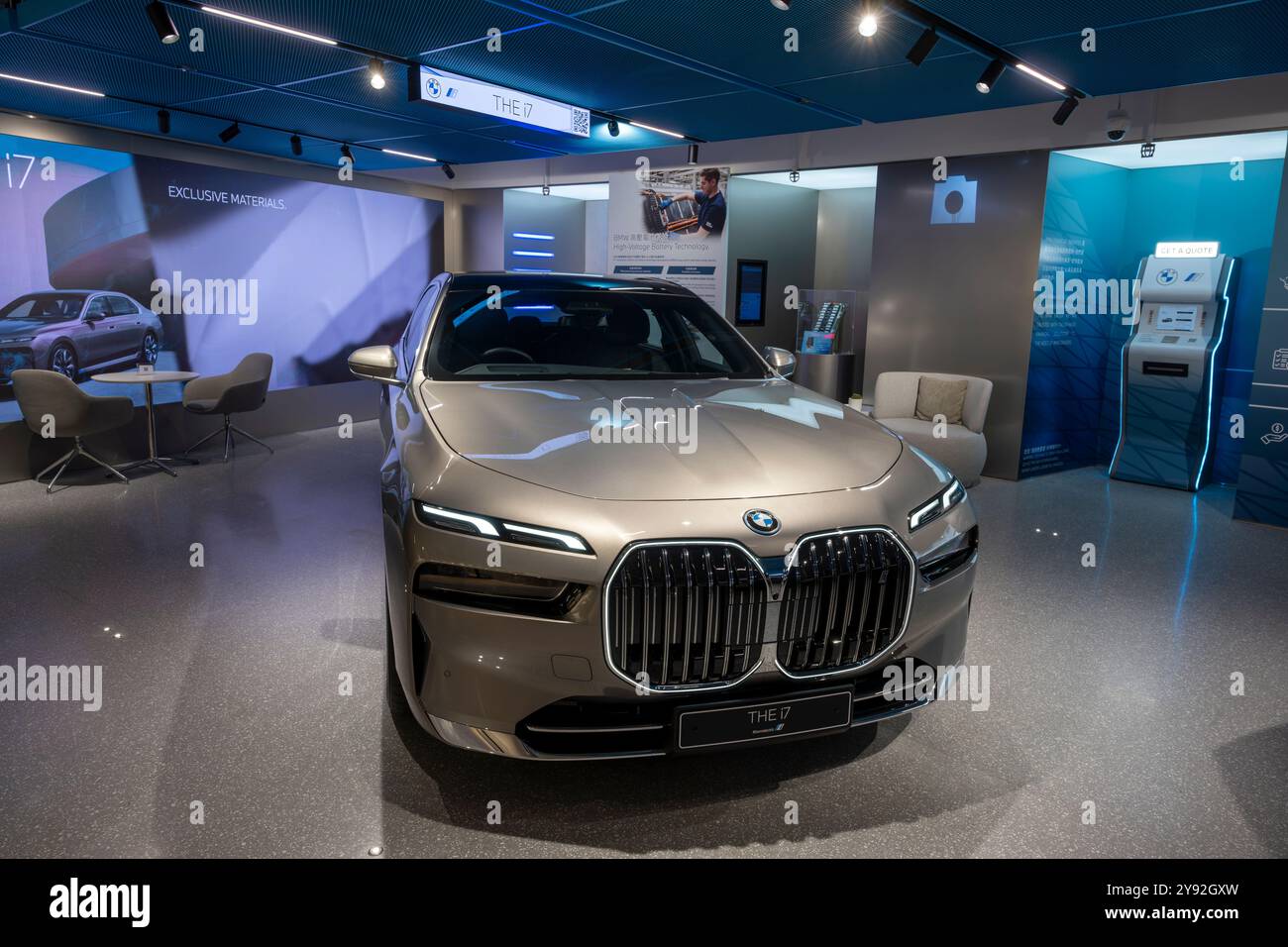New Electric cars made by BMW, Hong Kong, China Stock Photo - Alamy